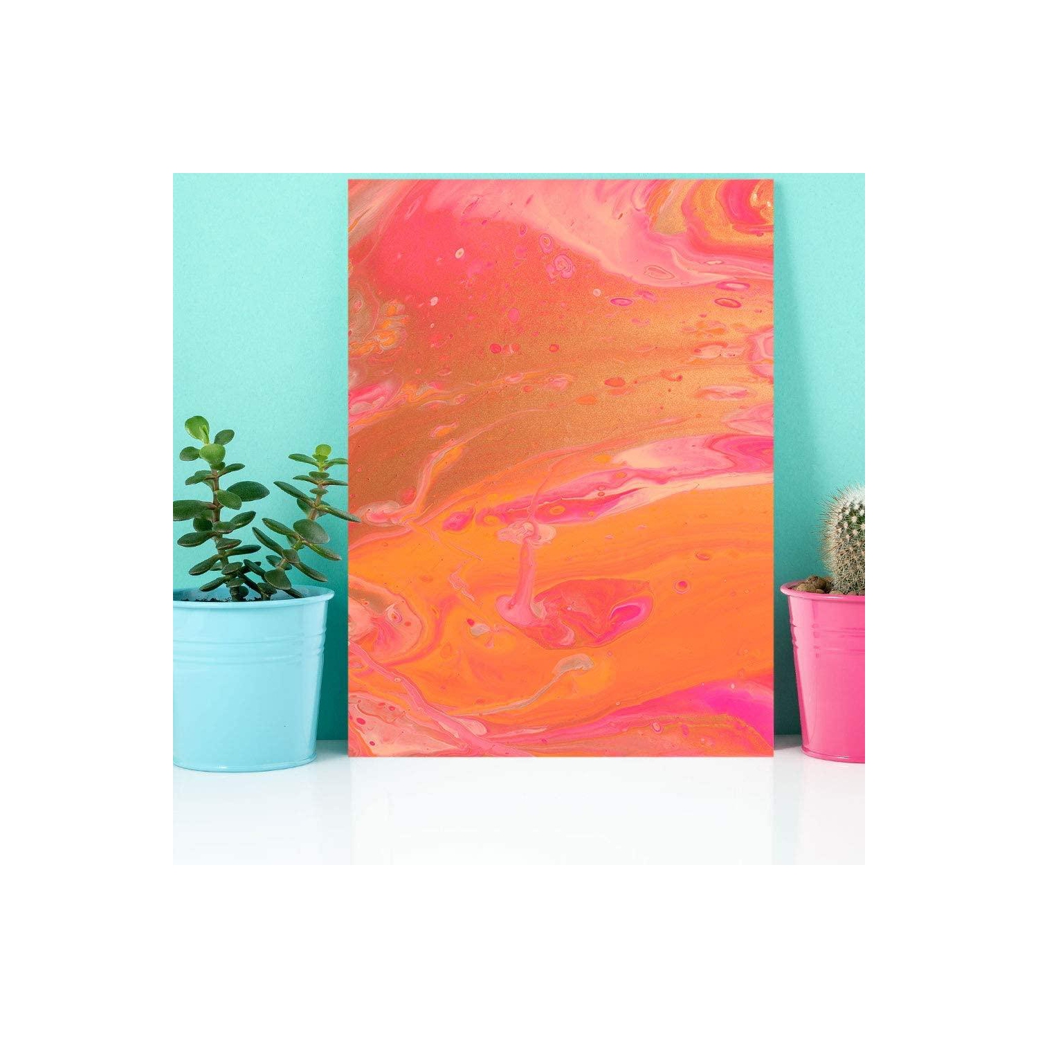 Fluid Acrylic Pouring Paint, 4 oz/Tube, Set of 4 Colors - Coral Series