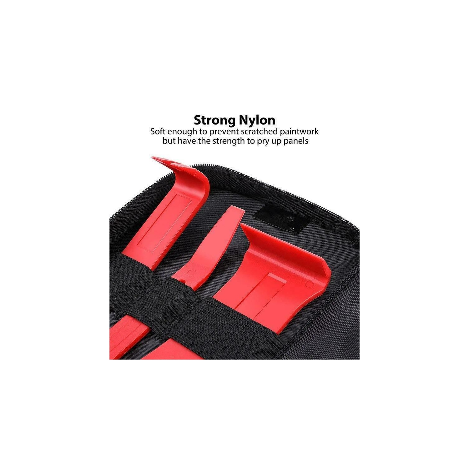 ISTAR 19Pcs Trim Removal Tool, Car Panel Door Audio Trim Removal Tool Kit, Auto Clip Pliers Fastener Remover Pry Tool Set with Storage Bag