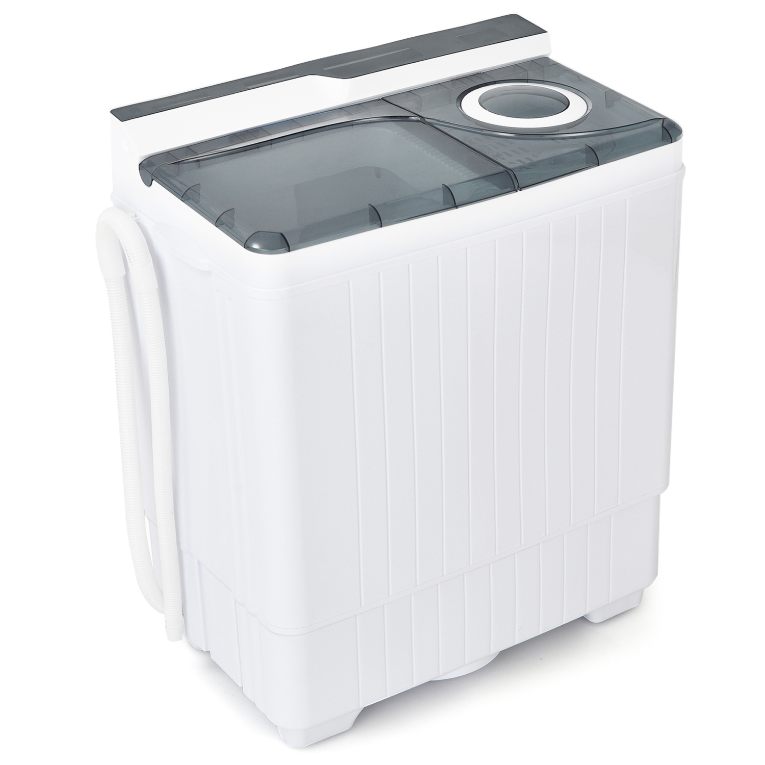 Lave-linge semi-automatique double tambour Gymax – 12kg