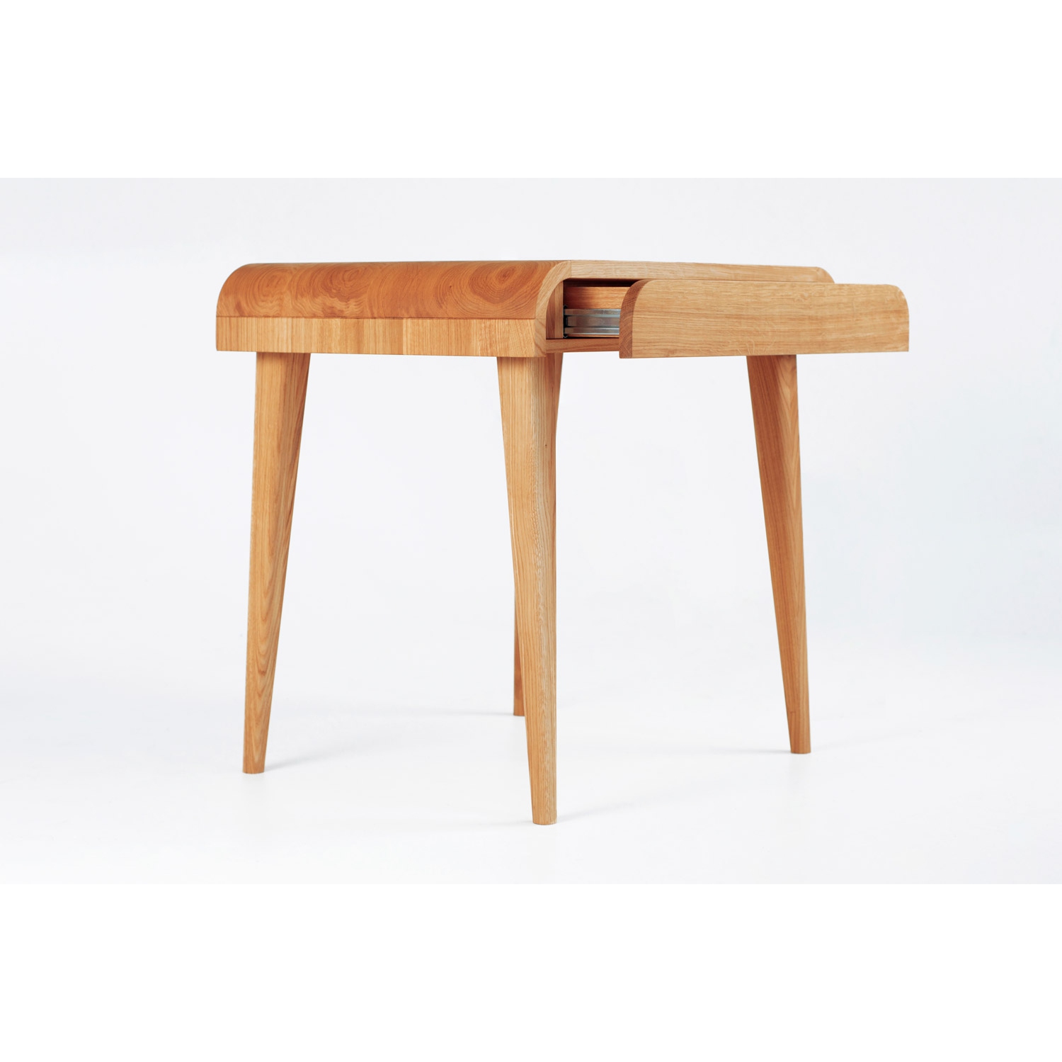 Oak Mood Maya 1-Drawer Computer Desk, Natural Oak