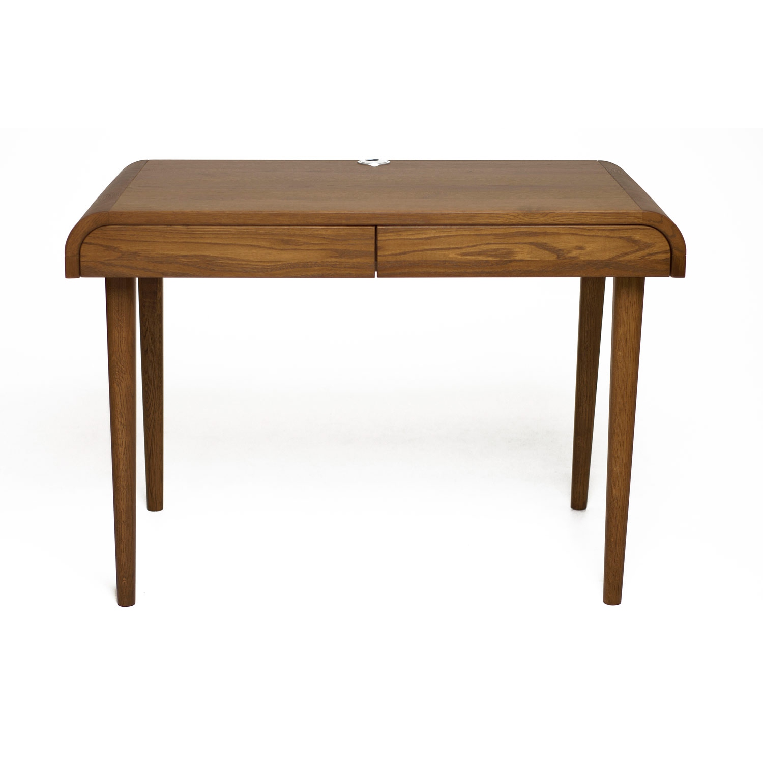 Oak Mood Maya 2-Drawer Computer Desk, Natural Oak