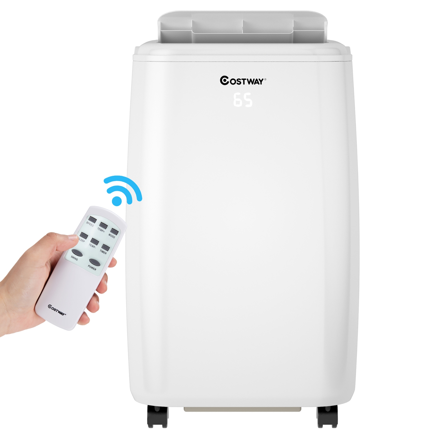 Marque Costway Climatiseur Ashrae 2,93 kW portable Rafraîchisseur d'air avec télécommande