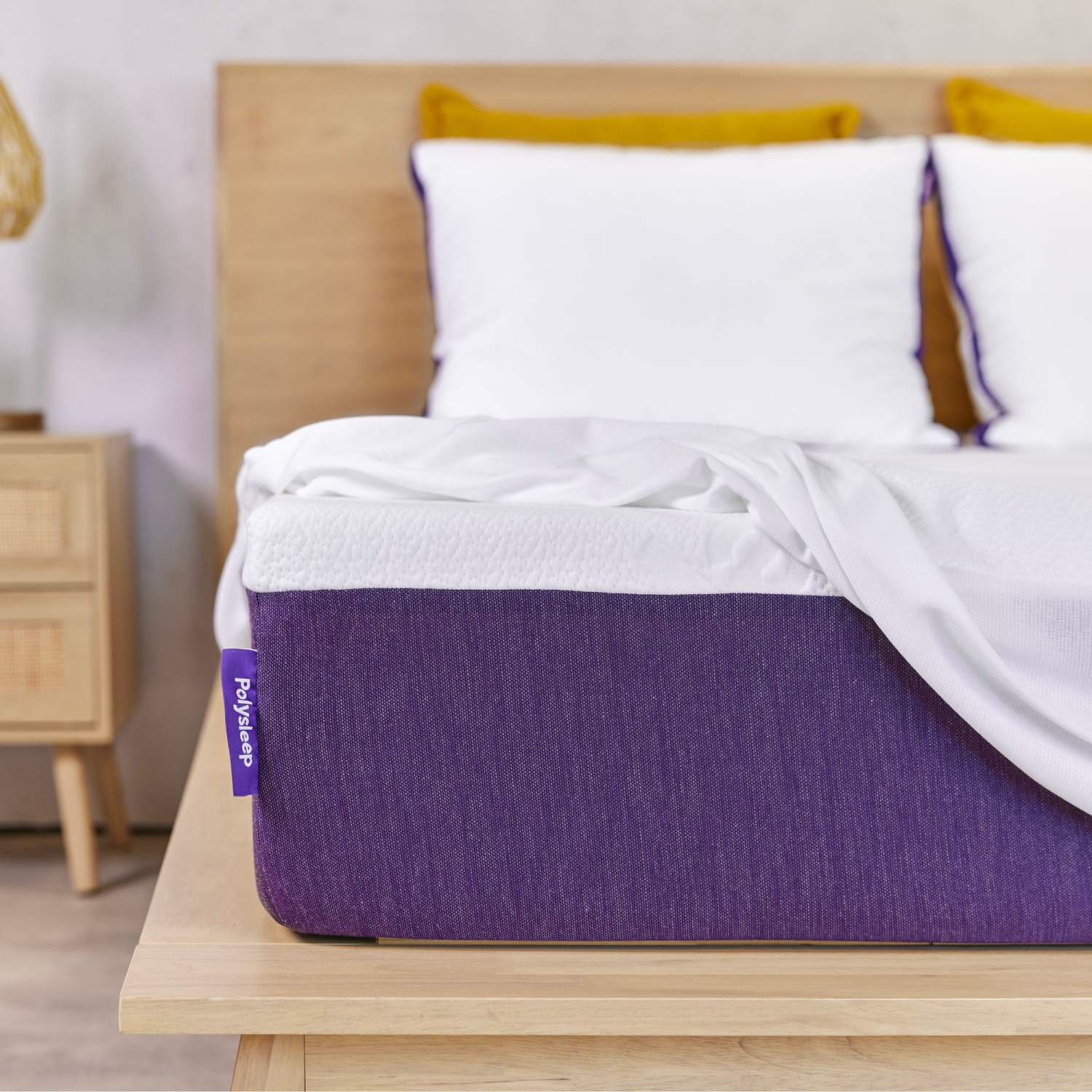 Polysleep Waterproof Mattress Protector | Antimicrobial Breathable Bed Cover with a SilverClear® Coating — King Size