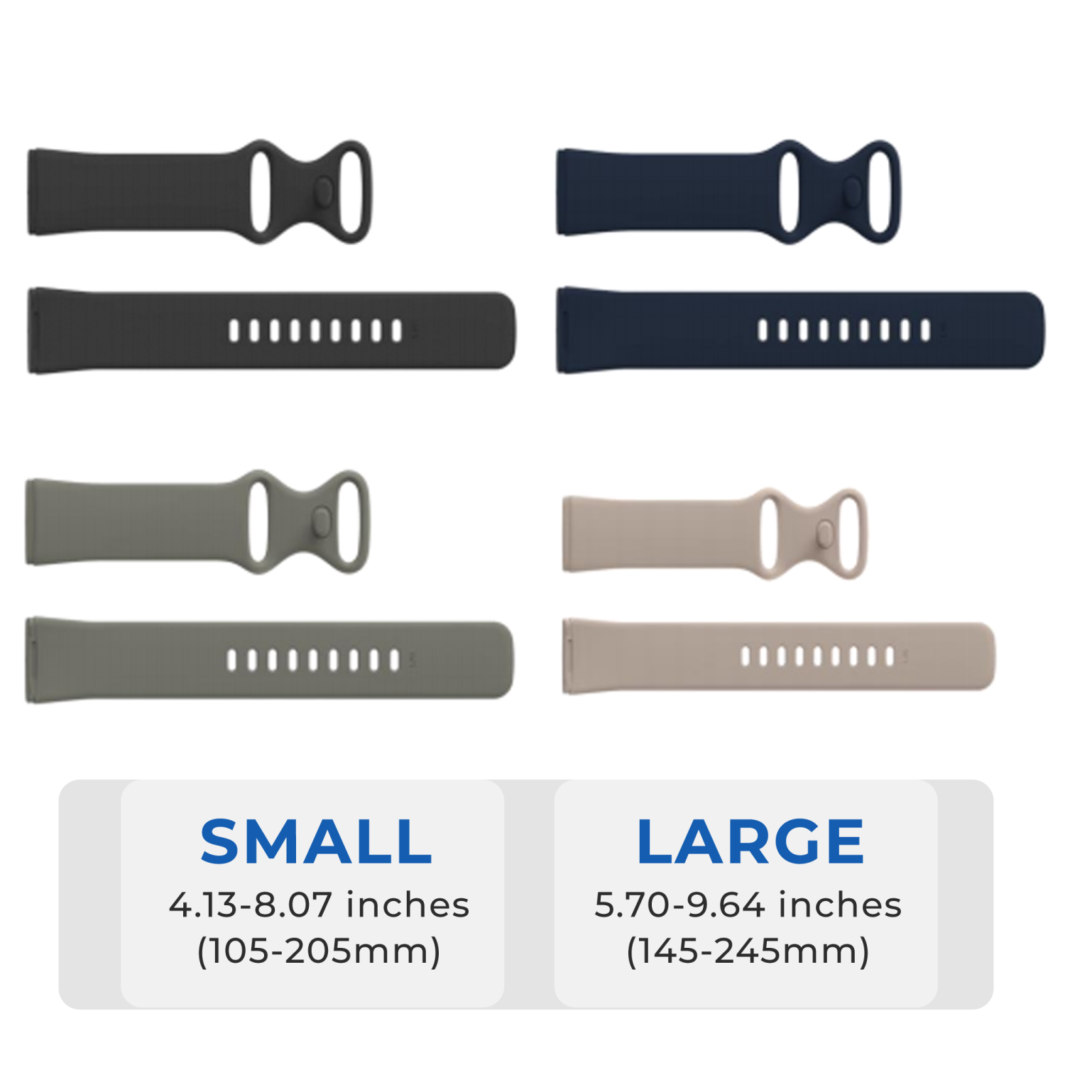 Bandes de remplacement C-Mall compatibles avec Fitbit Versa 3, bandes Sense