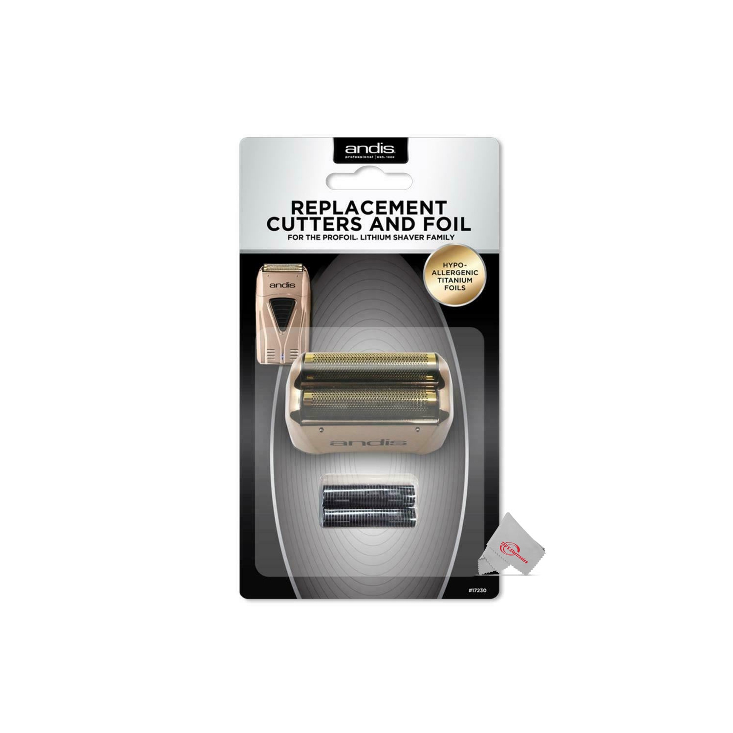 Andis Profoil Copper Titanium Replacement Foil Assembly Inner Cutters 17230