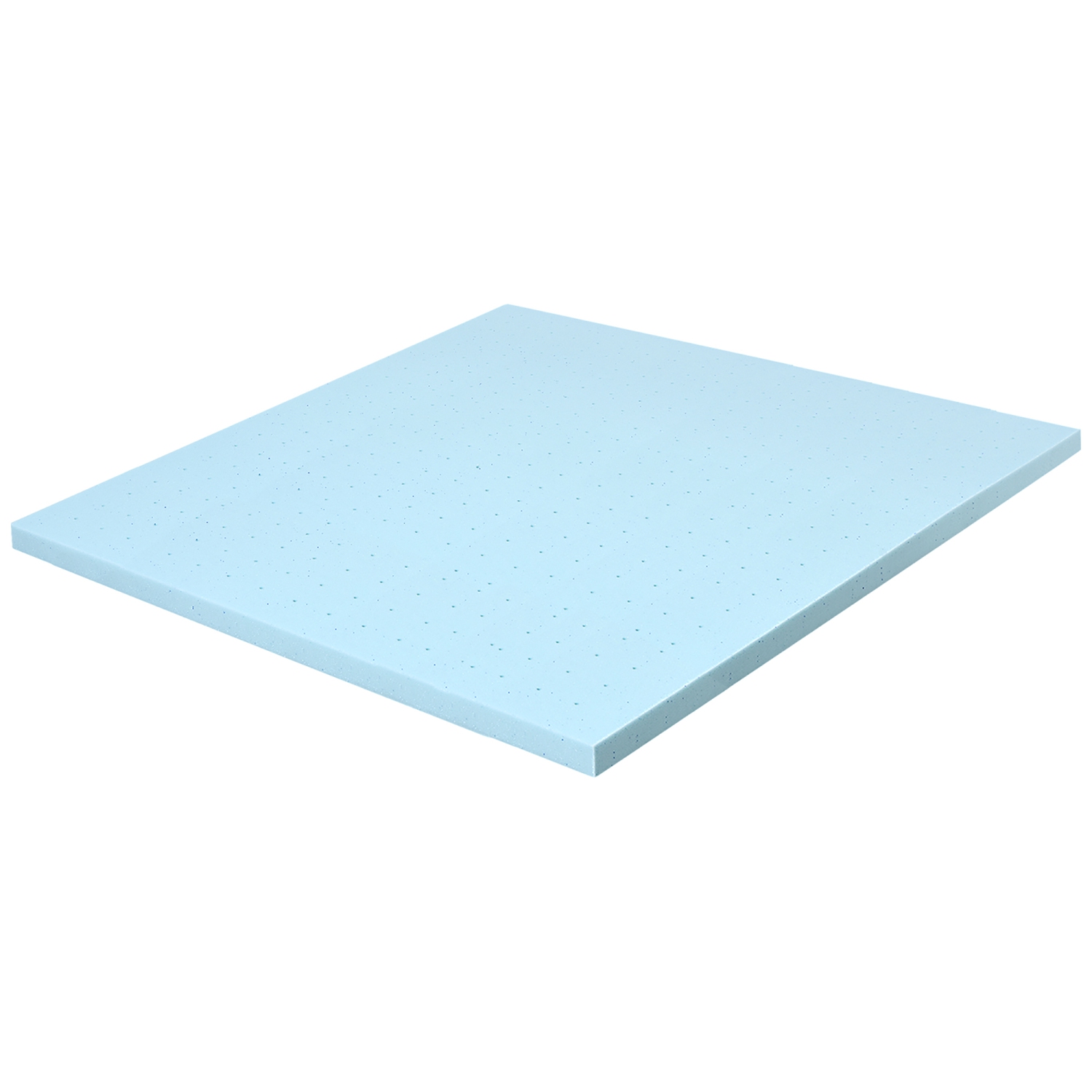 Costway 4"Gel-Infused Memory Foam Mattress Topper Ventilated Bed Pad