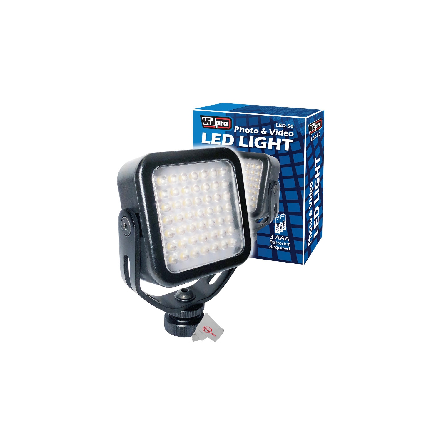 Lampe DEL LED-50 photo et vidéo de Vidpro