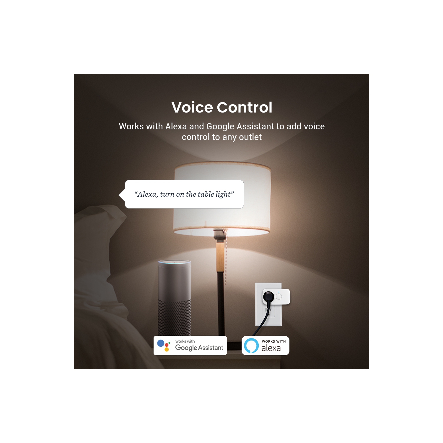 BroadLink Smart Plug, Mini Wi-Fi Timer Smart Outlet Socket Works with Alexa/Google Home/IFTTT, No Hub Required, Remote Control Anywhere