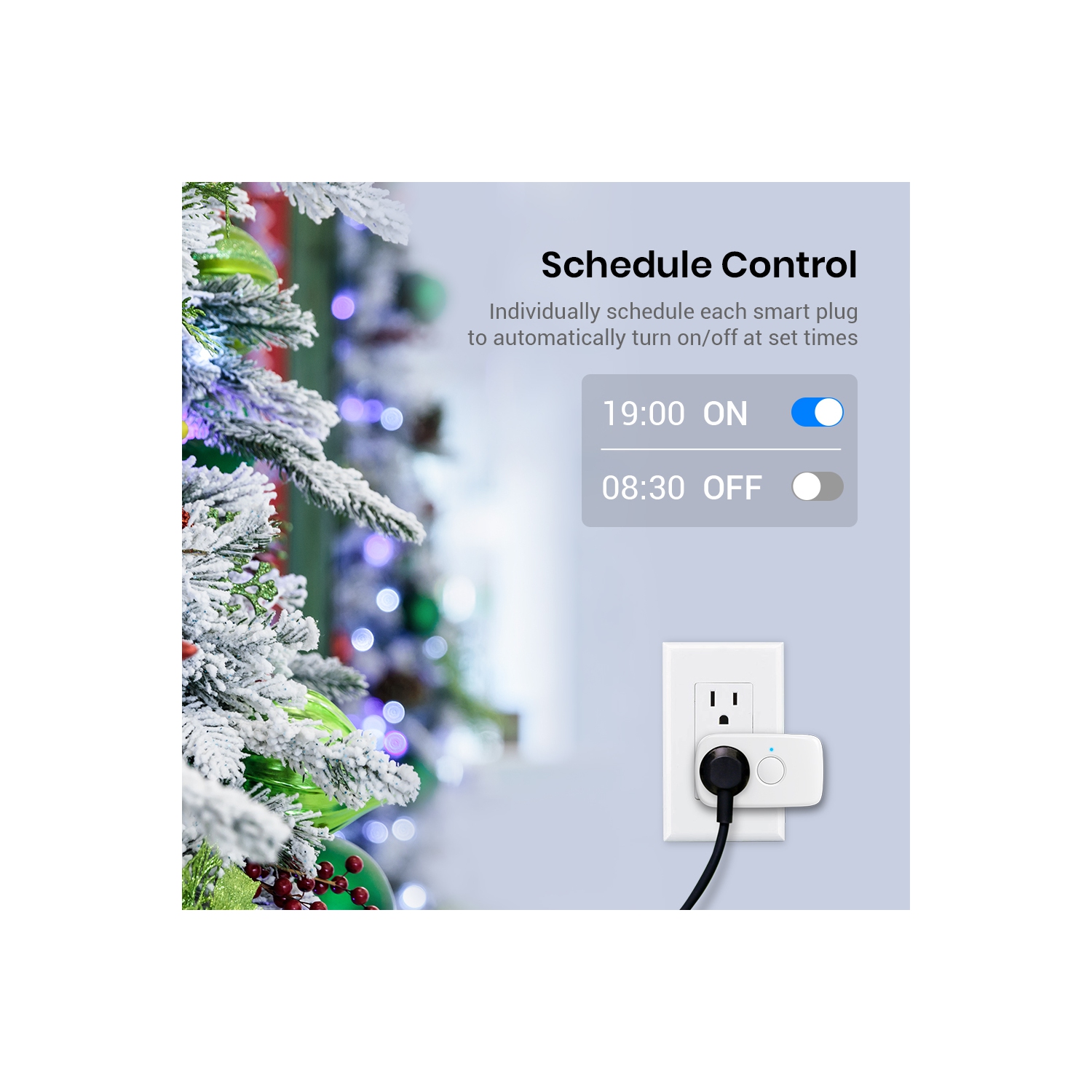 BroadLink Smart Plug, Mini Wi-Fi Timer Smart Outlet Socket Works with Alexa/Google Home/IFTTT, No Hub Required, Remote Control Anywhere