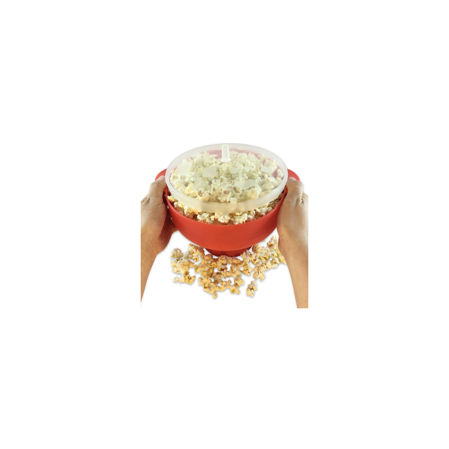 ISTAR Microwaveable Silicone Popcorn Popper, BPA Free Microwave Popcorn Popper, Collapsible Microwave Popcorn Maker Bowl, Dishwasher Safe - Various