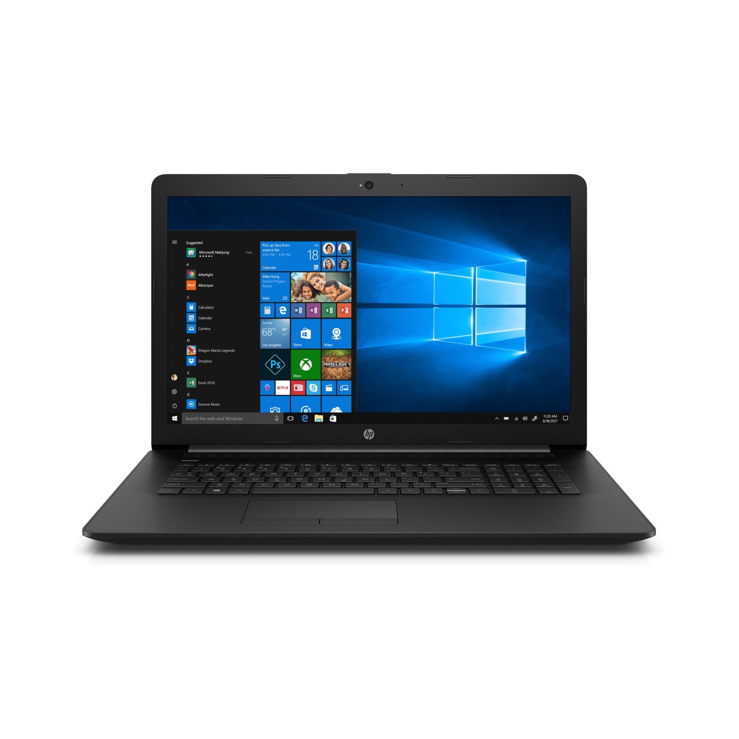 Custom HP 17-by3613dx Laptop (Intel i5-1035G1, 8GB RAM, 256GB SSD, Intel UHD, 17.3" HD+ (1600x900), Wifi, Win 10 Home)