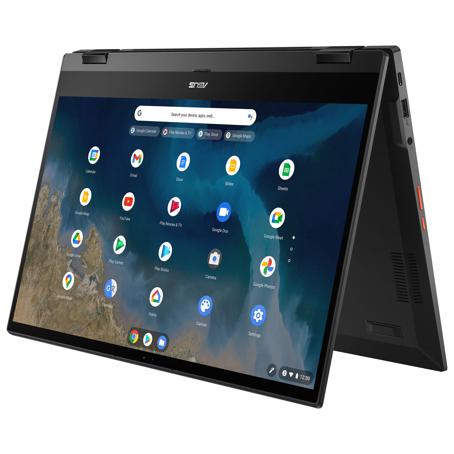 ASUS Flip CM5 15.6" Touchscreen Chromebook - Grey (AMD Ryzen 3 3250U/64GB eMMC/8GB RAM/Chrome OS)