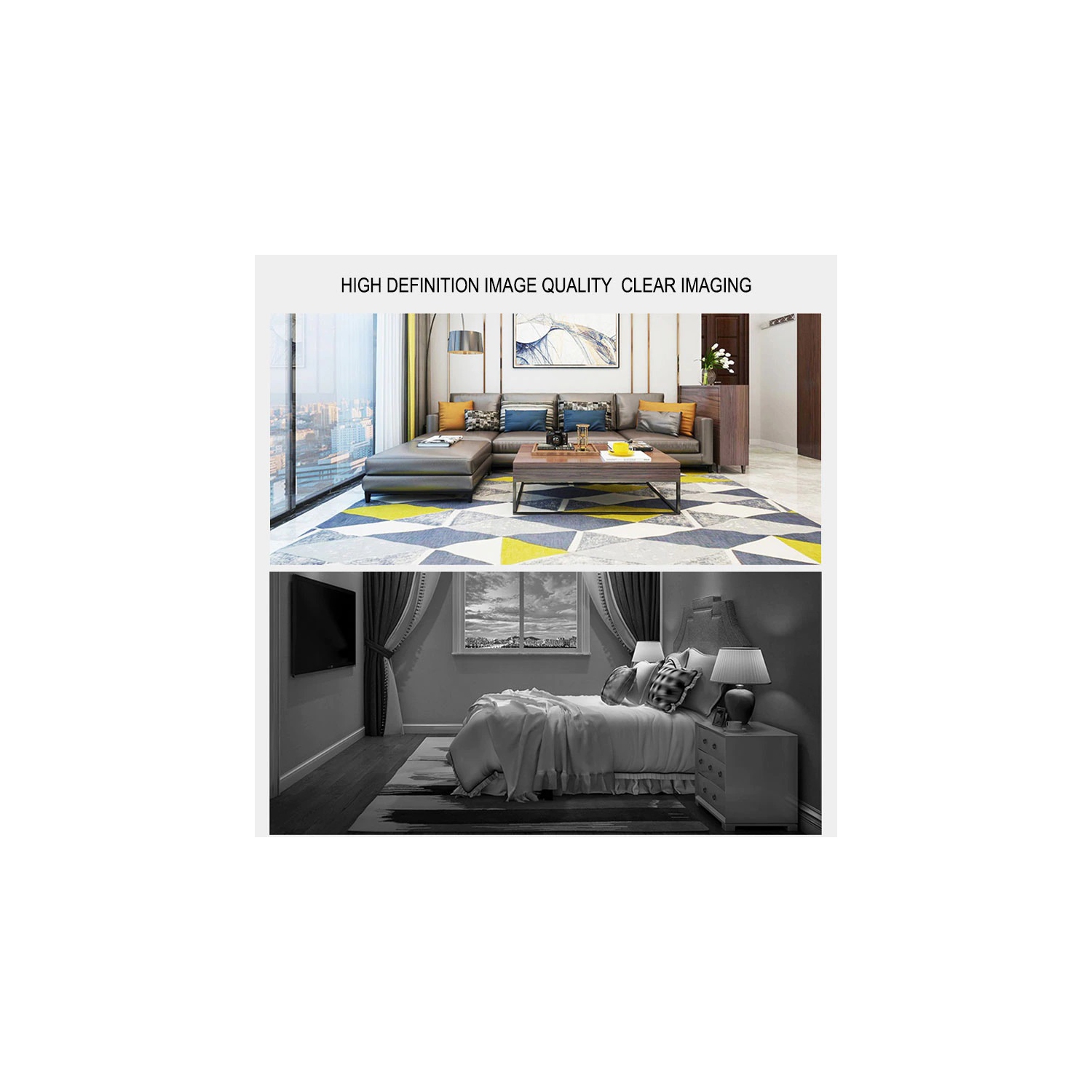 Caméra IP de surveillance résidentielle robot caméra de suivi intelligent Wi-Fi sans fil interphone surveillance vidéo 1080p nuage/stockage de cartes