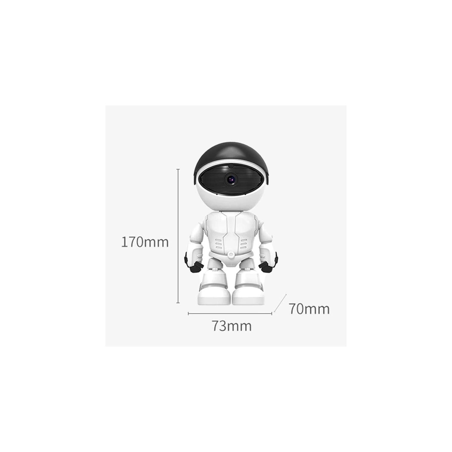 Caméra IP de surveillance résidentielle robot caméra de suivi intelligent Wi-Fi sans fil interphone surveillance vidéo 1080p nuage/stockage de cartes