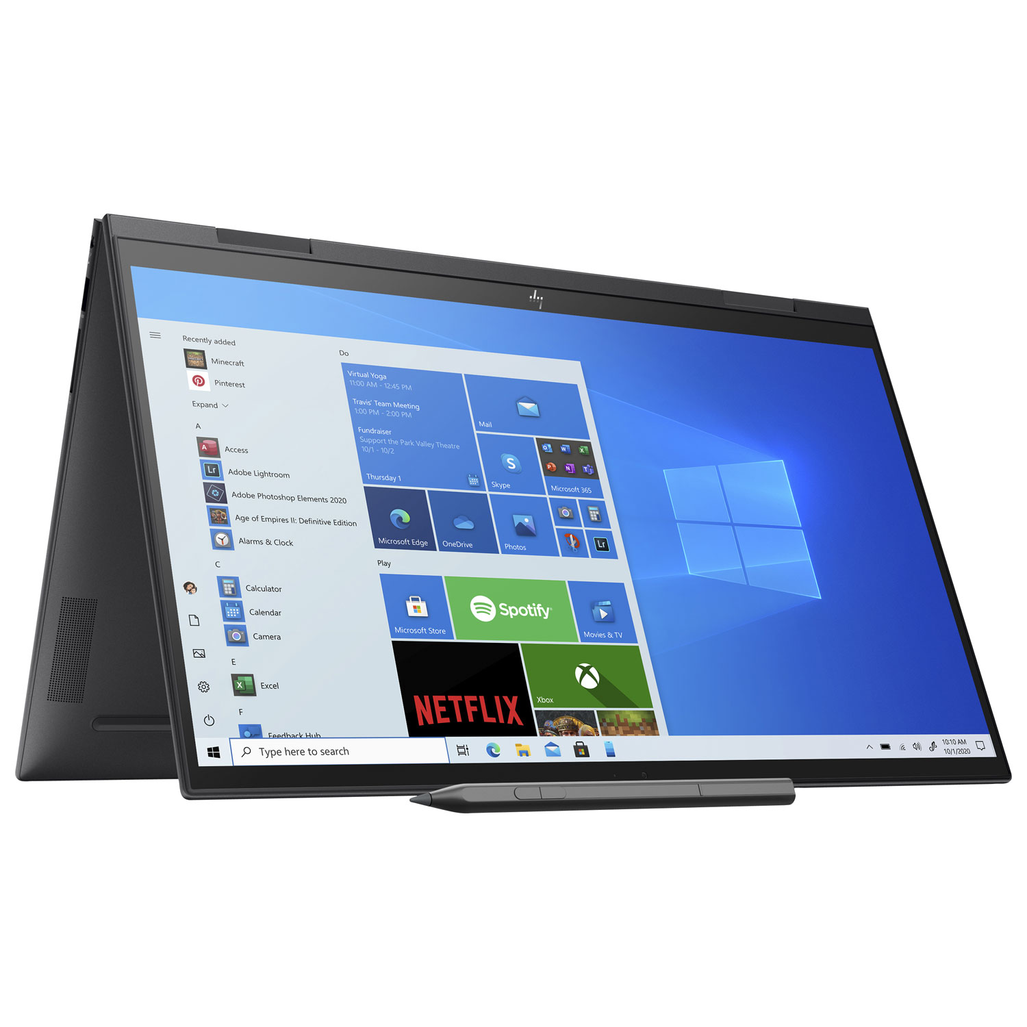 HP 15.6" Touchscreen 2-in-1 Laptop - Nightfall Black (AMD Ryzen 7 5700U/1TB SSD/16GB RAM/Windows 10)