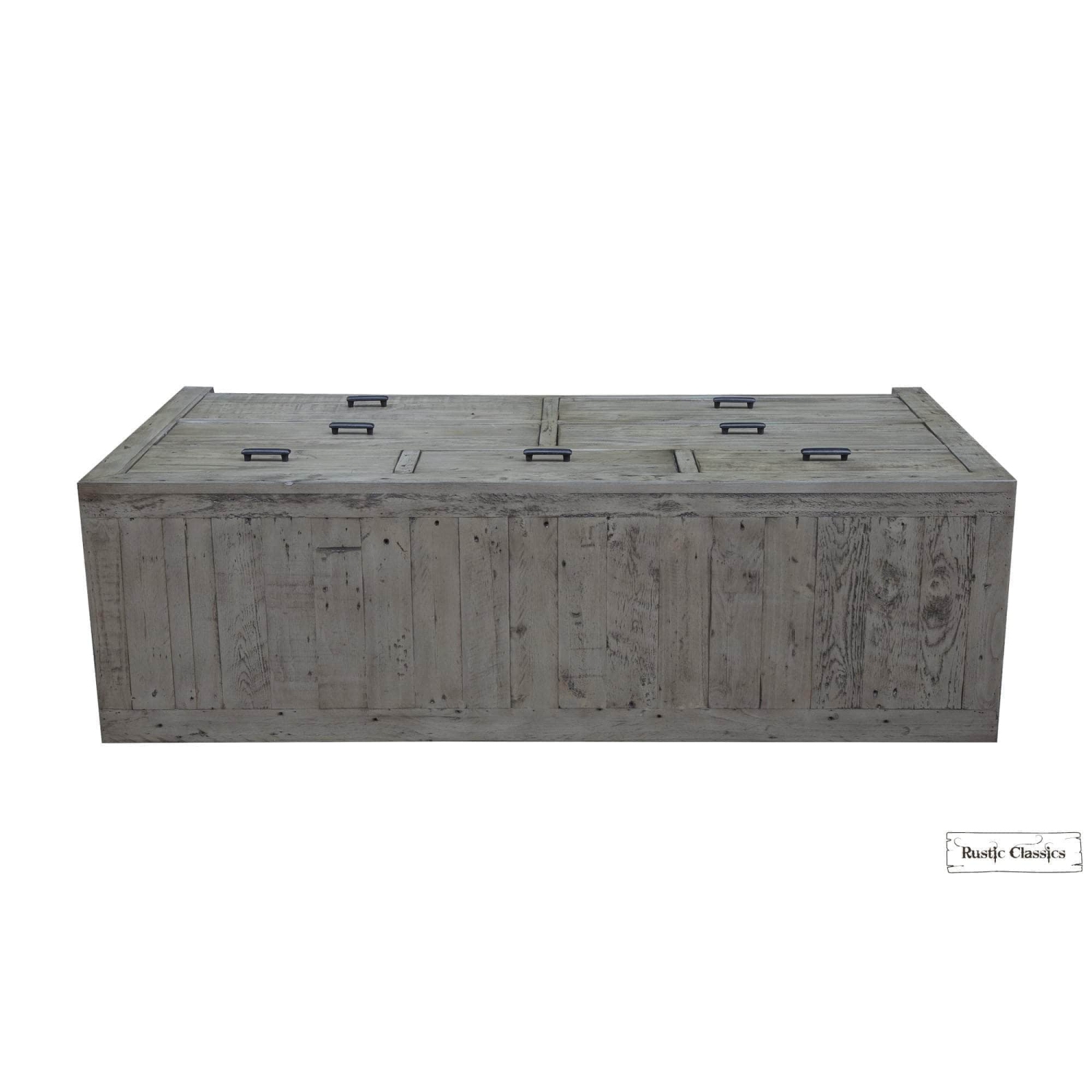 Rustic Classics Whistler Reclaimed Wood 7 Drawer Dresser in Grey