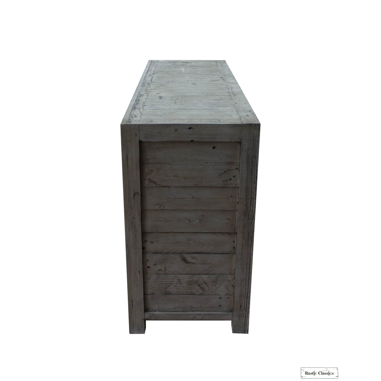 Rustic Classics Whistler Reclaimed Wood 7 Drawer Dresser in Grey