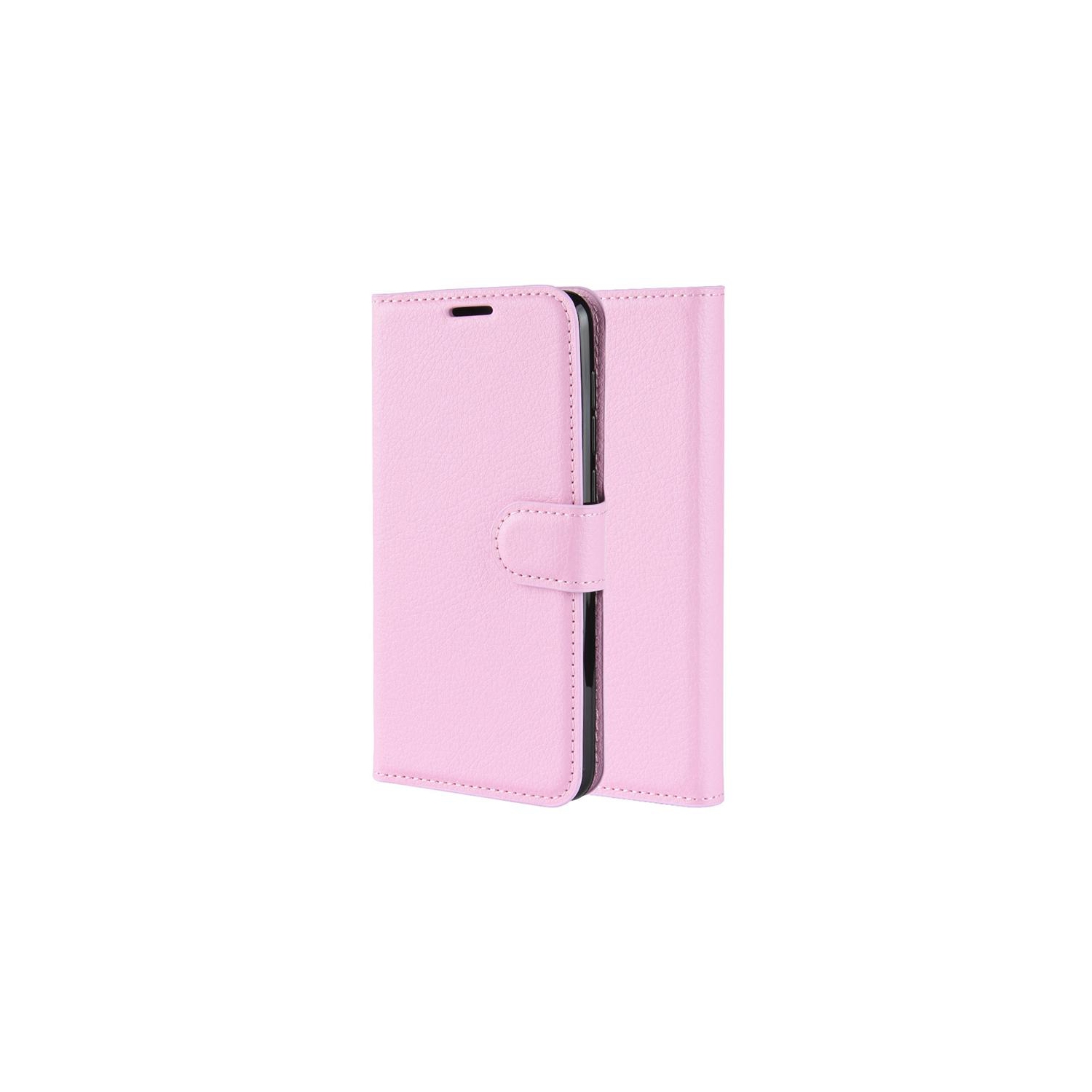 PANDACO Pink Leather Wallet Case for Samsung Galaxy A32 5G