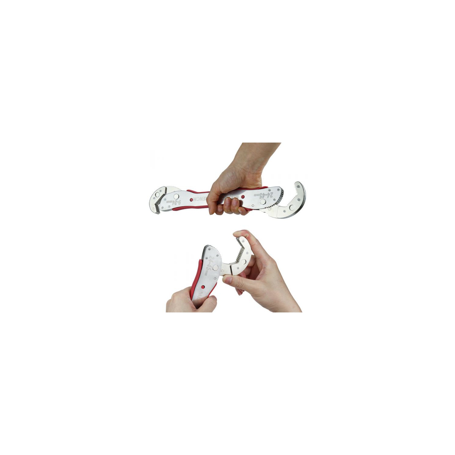 ISTAR Adjustable Wrench for Pipe Magic Multi Functional Wrench Spanner Tools 9mm-45mm