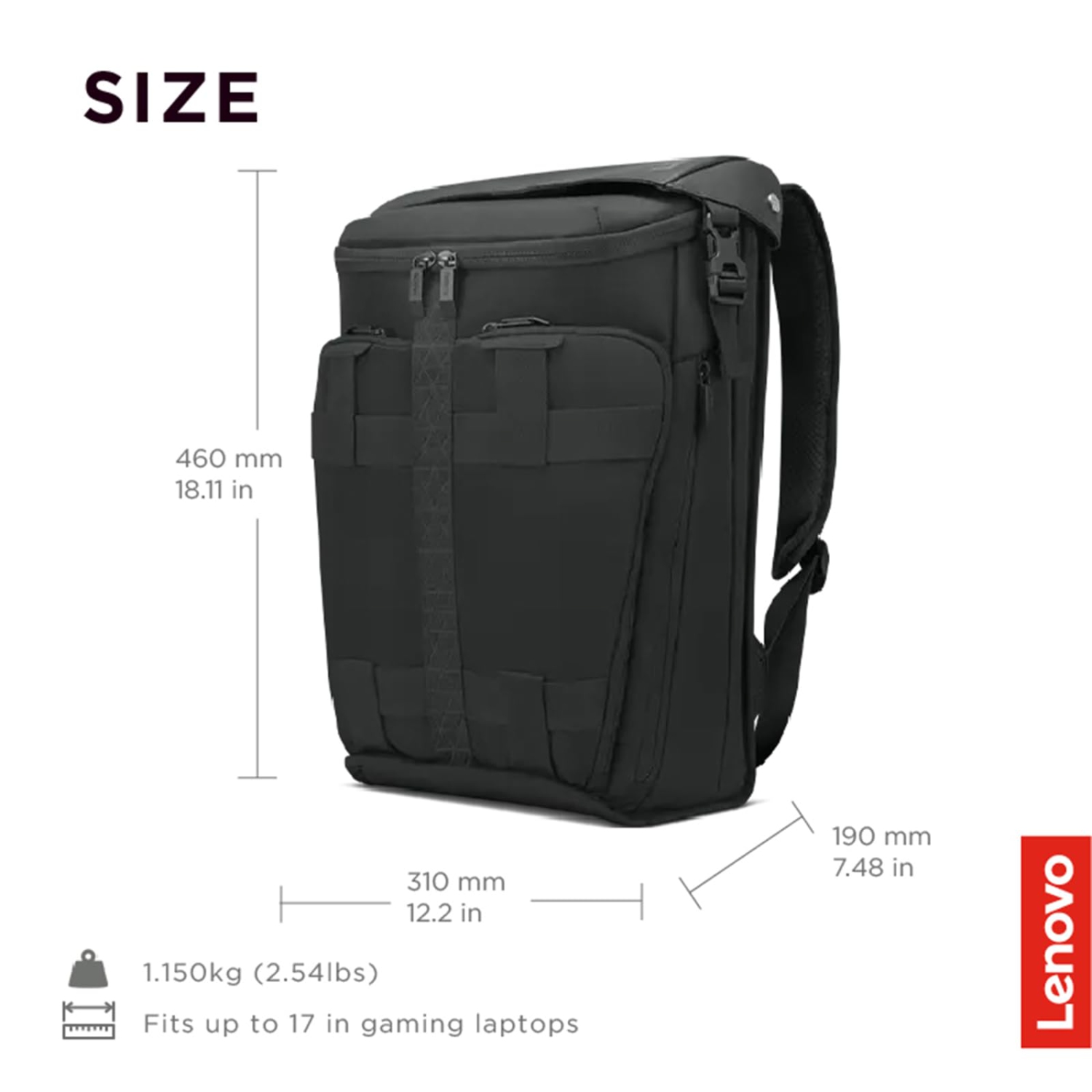 Lenovo Legion 17" Active Gaming Backpack, For Gaming