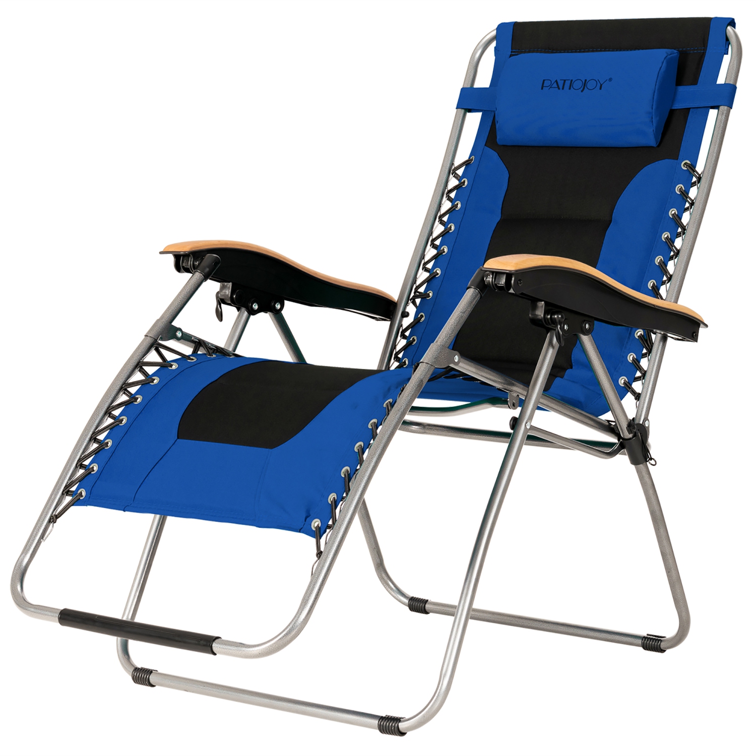 Costway Padded Zero Gravity Lounge Chair Oversize Folding Adjustable