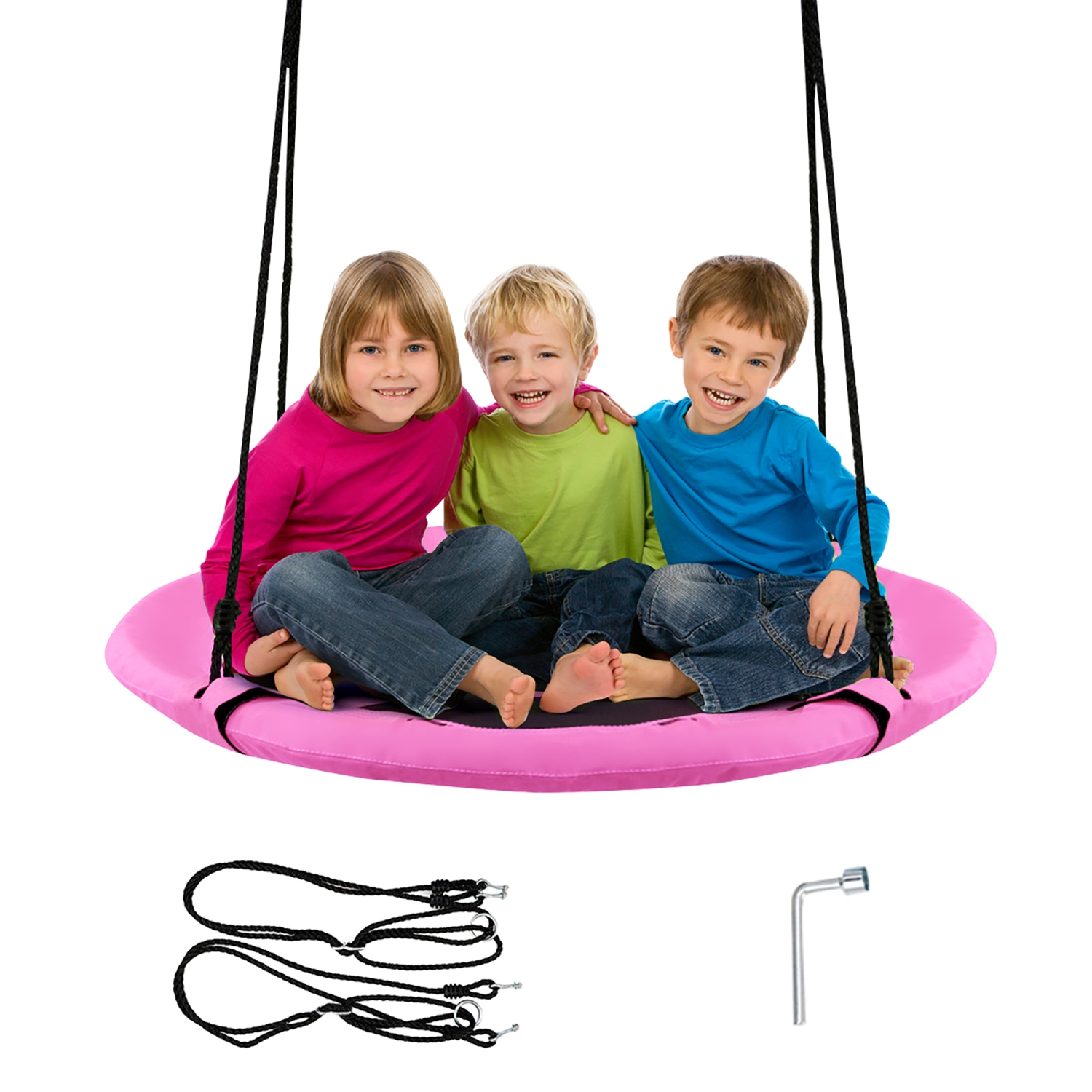 Ensemble de jeu extérieur extérieur avec soucoupe volante 40&nbsp;po de Goplus Cadeau de Noël pour enfants