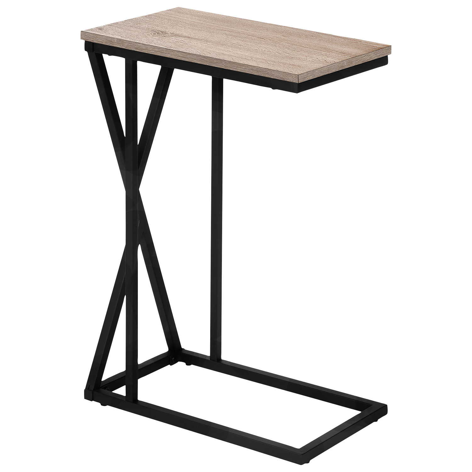 Monarch Contemporary Rectangular Accent Table - Dark Taupe