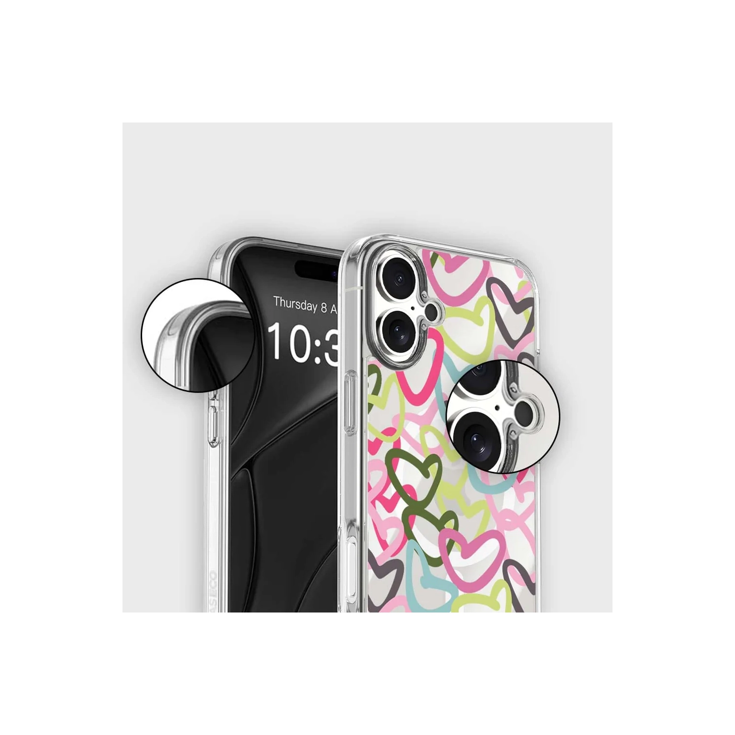 iPhone 17 Clear Case - Graffiti Design