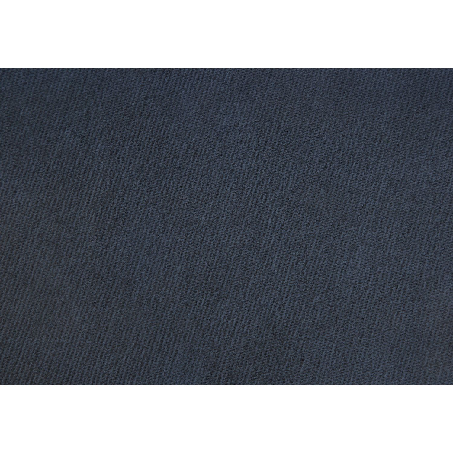 Pouf rond en tissu à pattes effilées de Monarch - Bleu/Doré