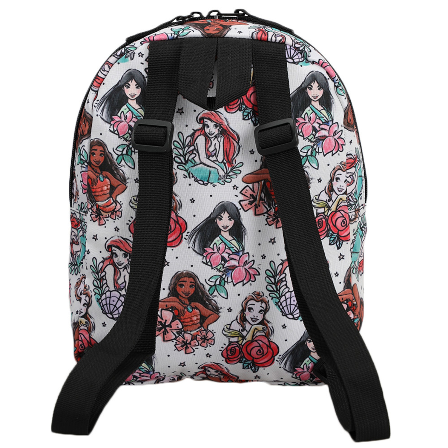 Mini sac à dos en nylon imprimé des princesses de Disney