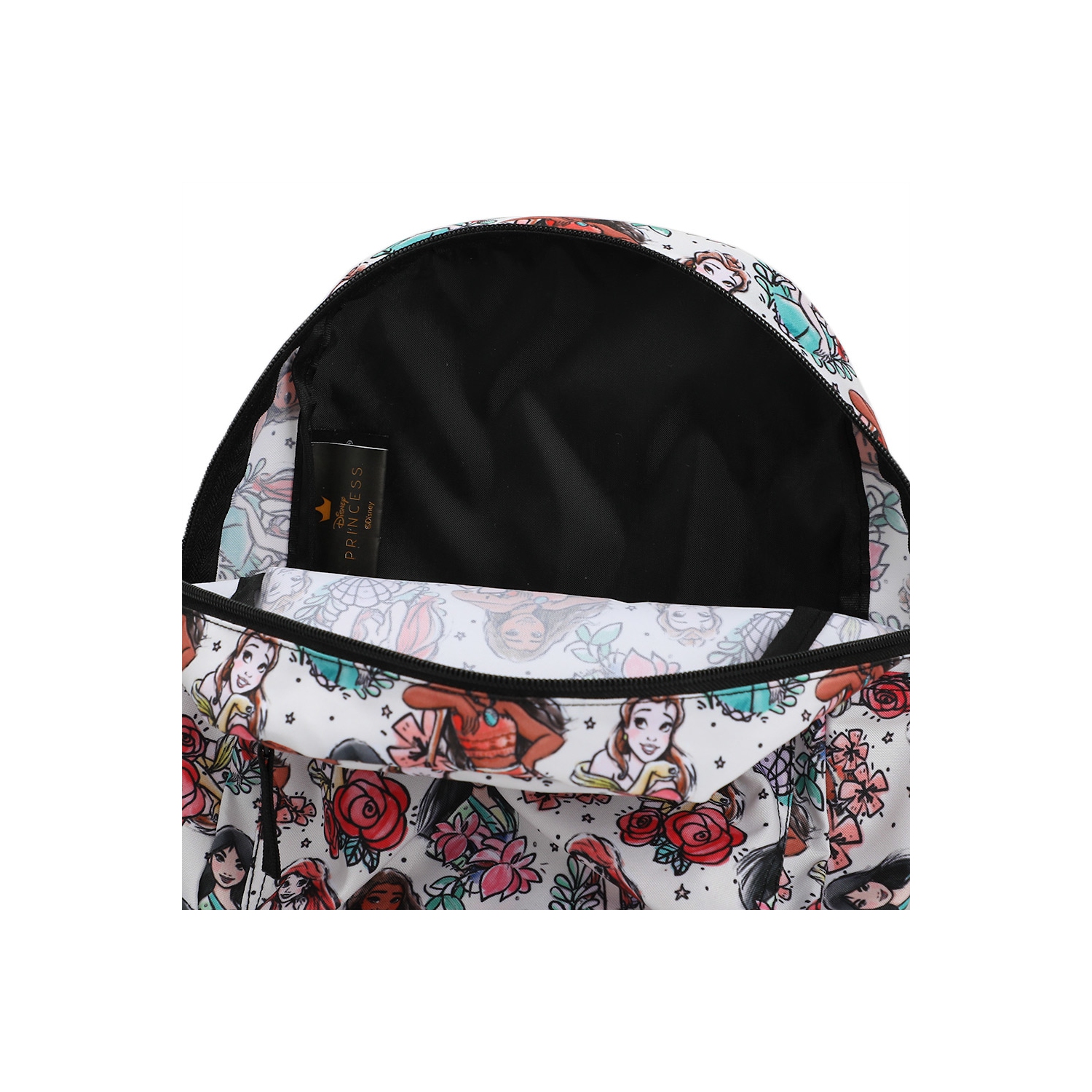 Mini sac à dos en nylon imprimé des princesses de Disney