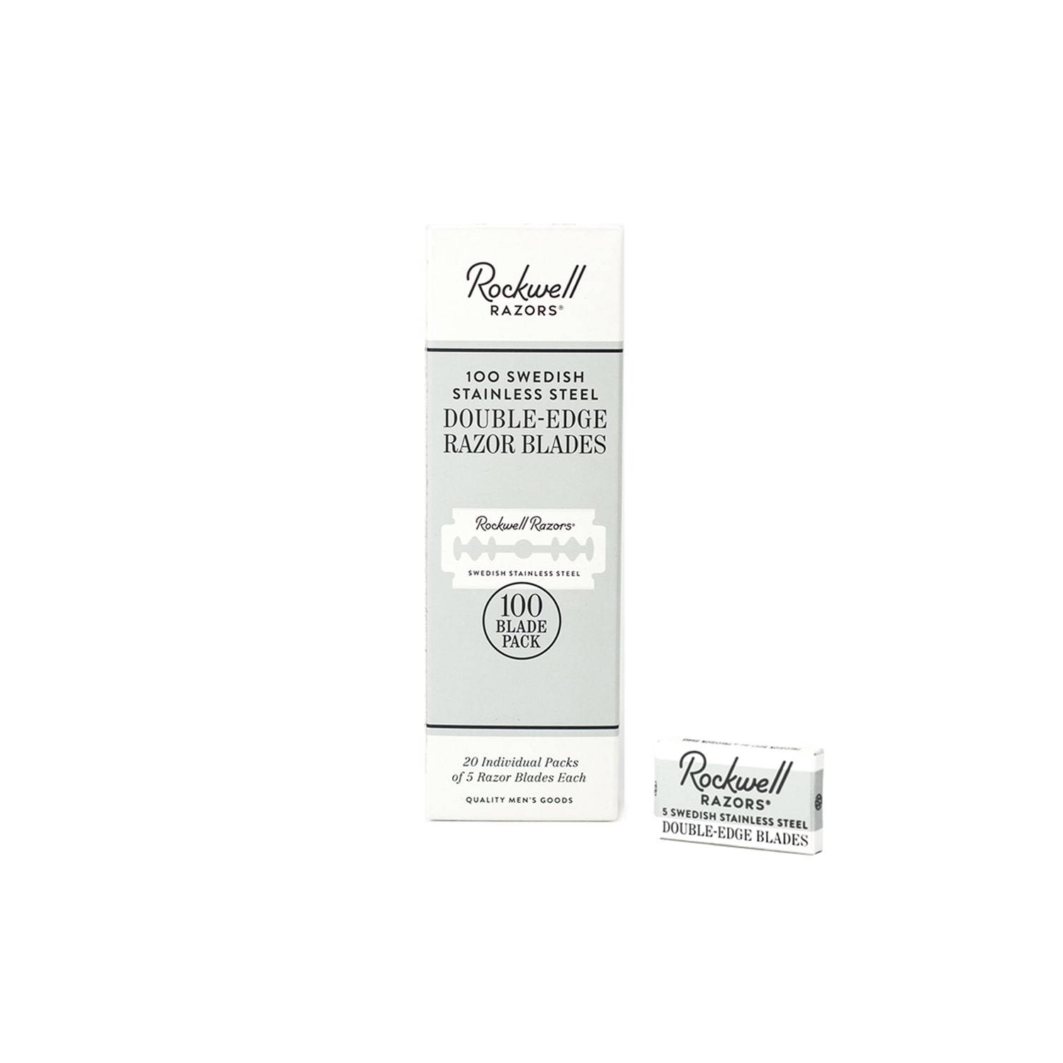 Rockwell Razors Double-Edge Razor Blades - 100-Pack