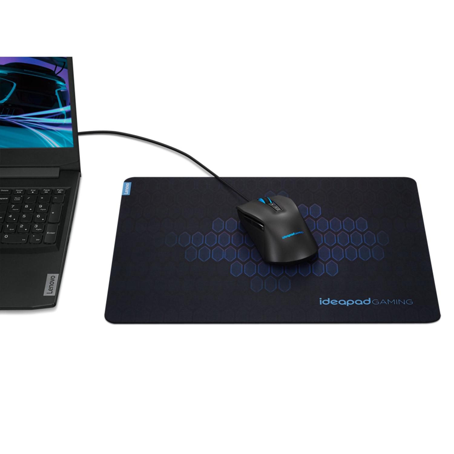 Lenovo – Tapis de souris de jeu en tissu M, pour le jeu