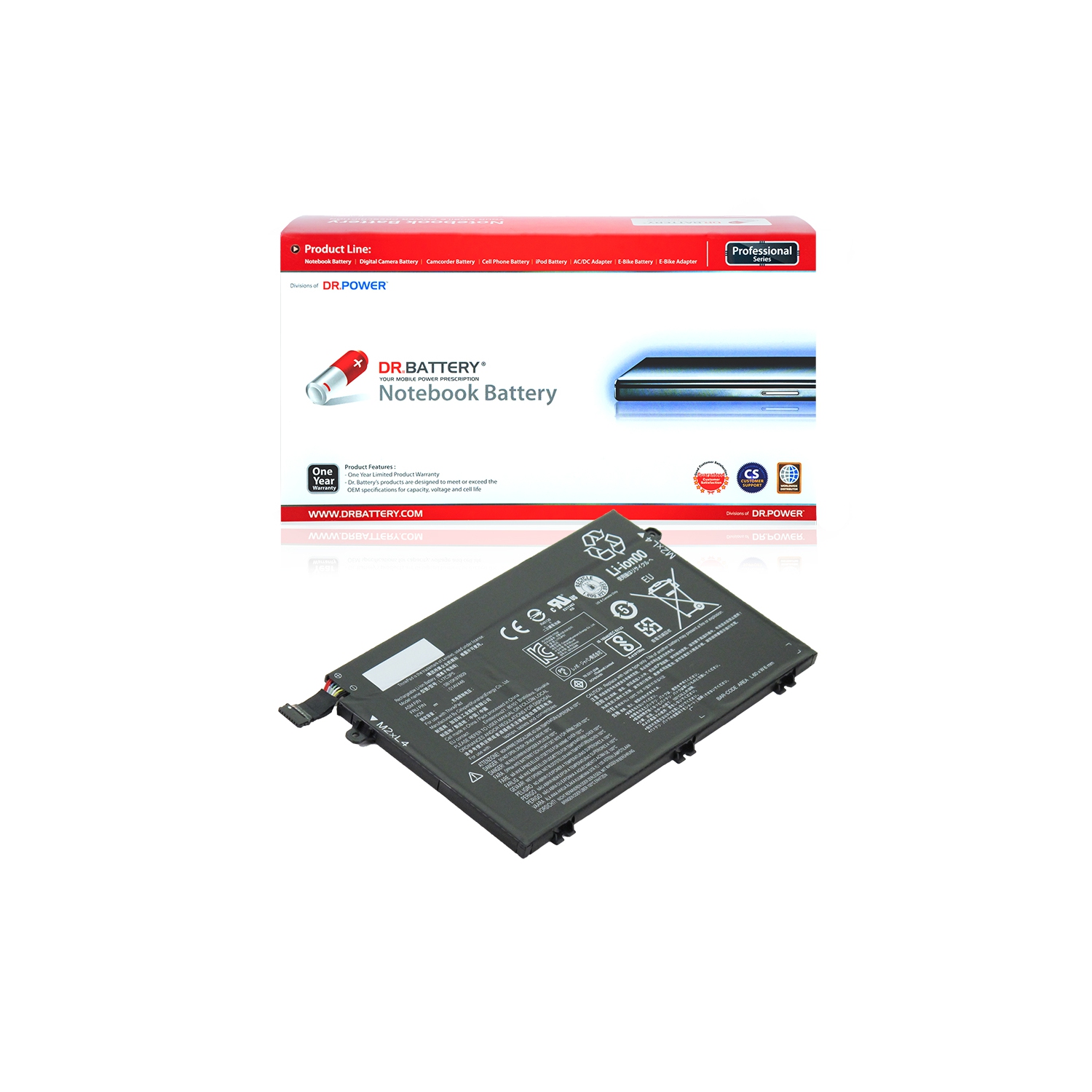 DR. BATTERIE L17L3P51 01AV445 batterie compatible avec Lenovo ThinkPad E480 E490 E485 E495 E580 E585 E590 E595 E590 E14 E15 Series 01AV448 L17C3P51