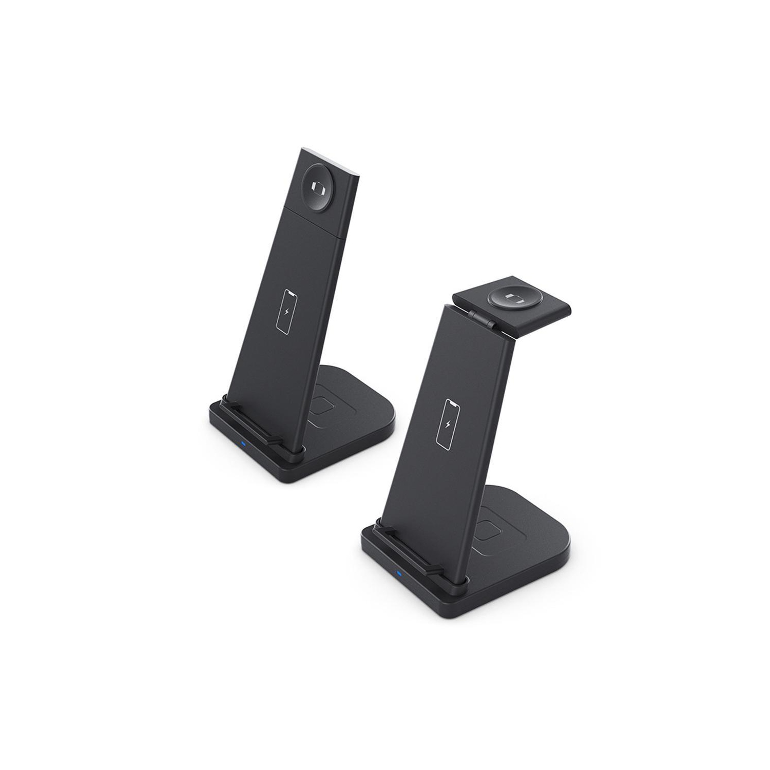 Chargeur sans fil avec station de chargement rapide 3-en-1 pour produits SP d’Apple