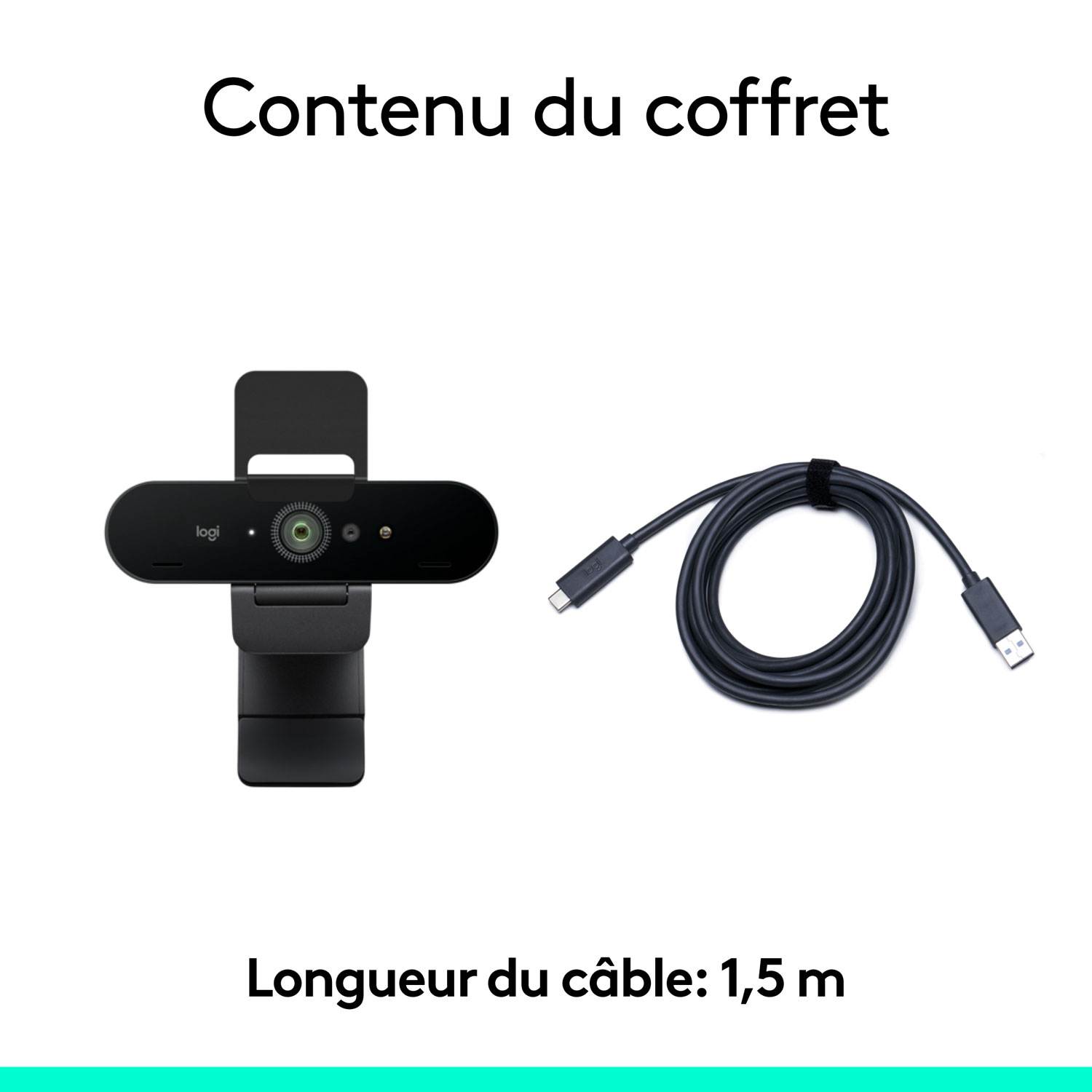 Logitech Brio 4K Pro Webcam with HDR & Noise-Cancelling Mics