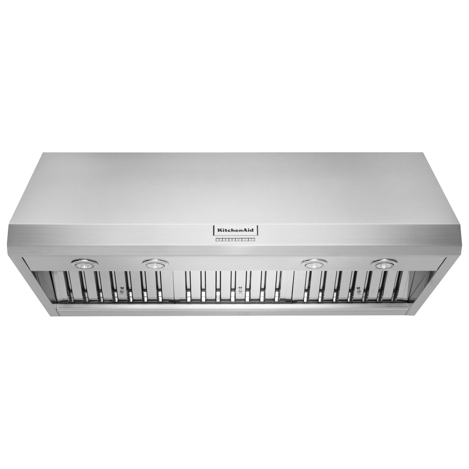 KitchenAid 48" Wall Mount Chimney Range Hood - Stainless Steel