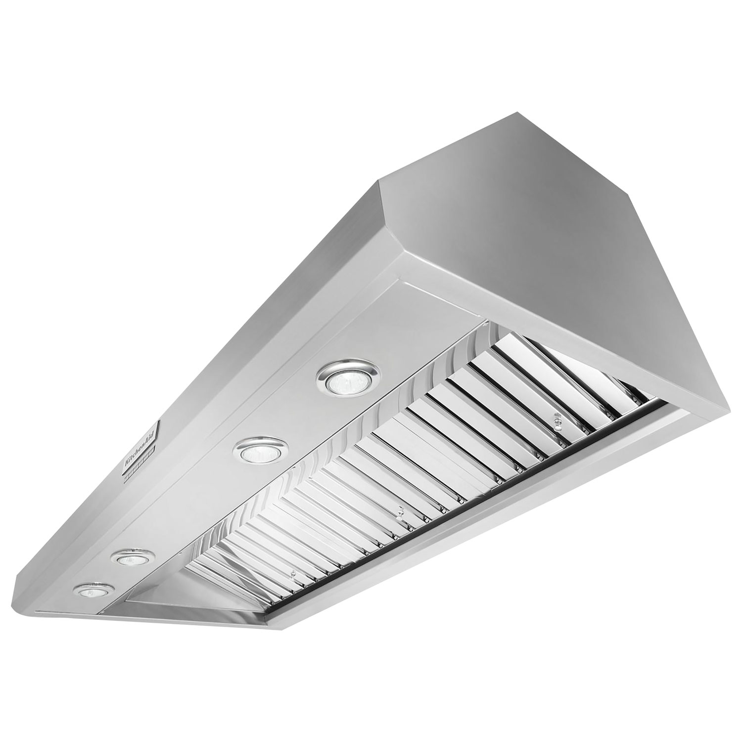 KitchenAid 48" Wall Mount Chimney Range Hood - Stainless Steel