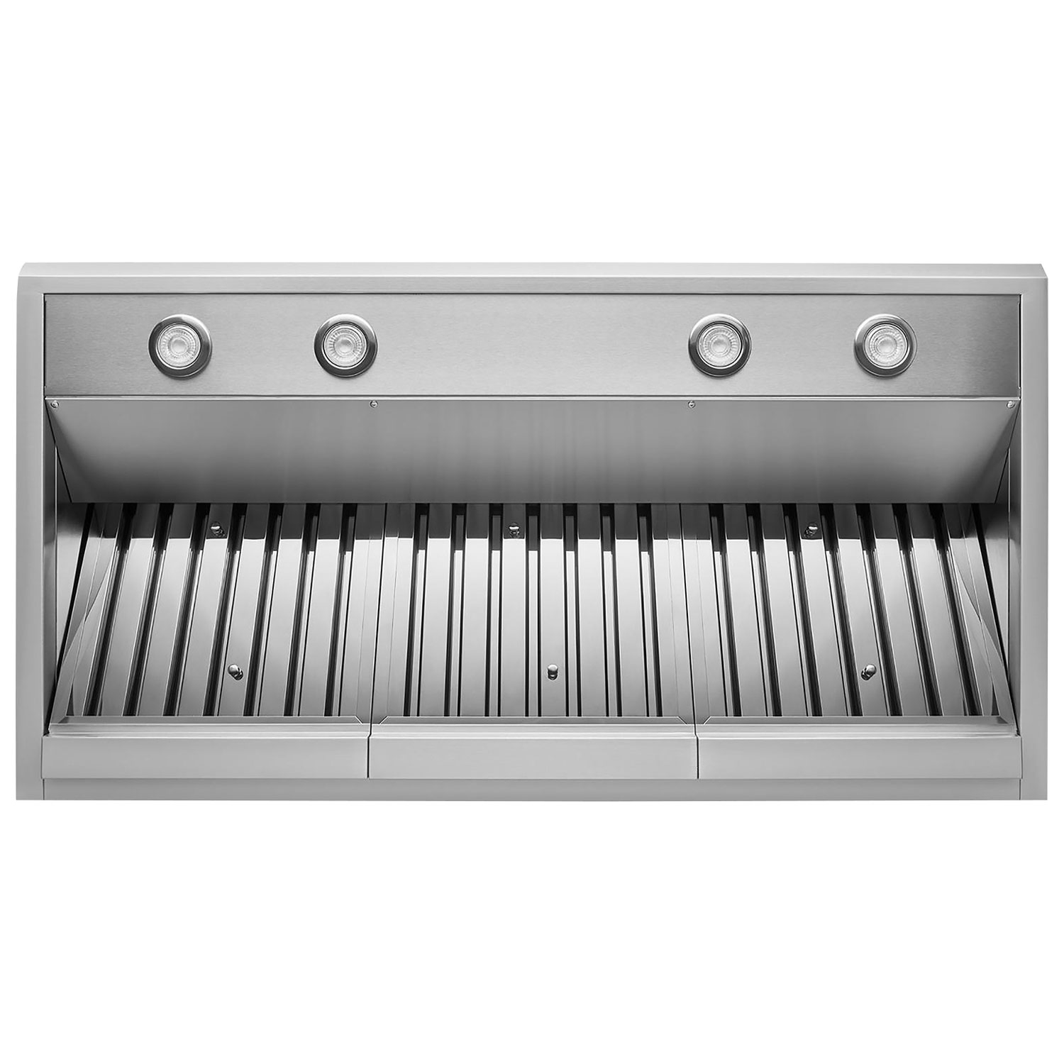 KitchenAid 48" Wall Mount Chimney Range Hood - Stainless Steel