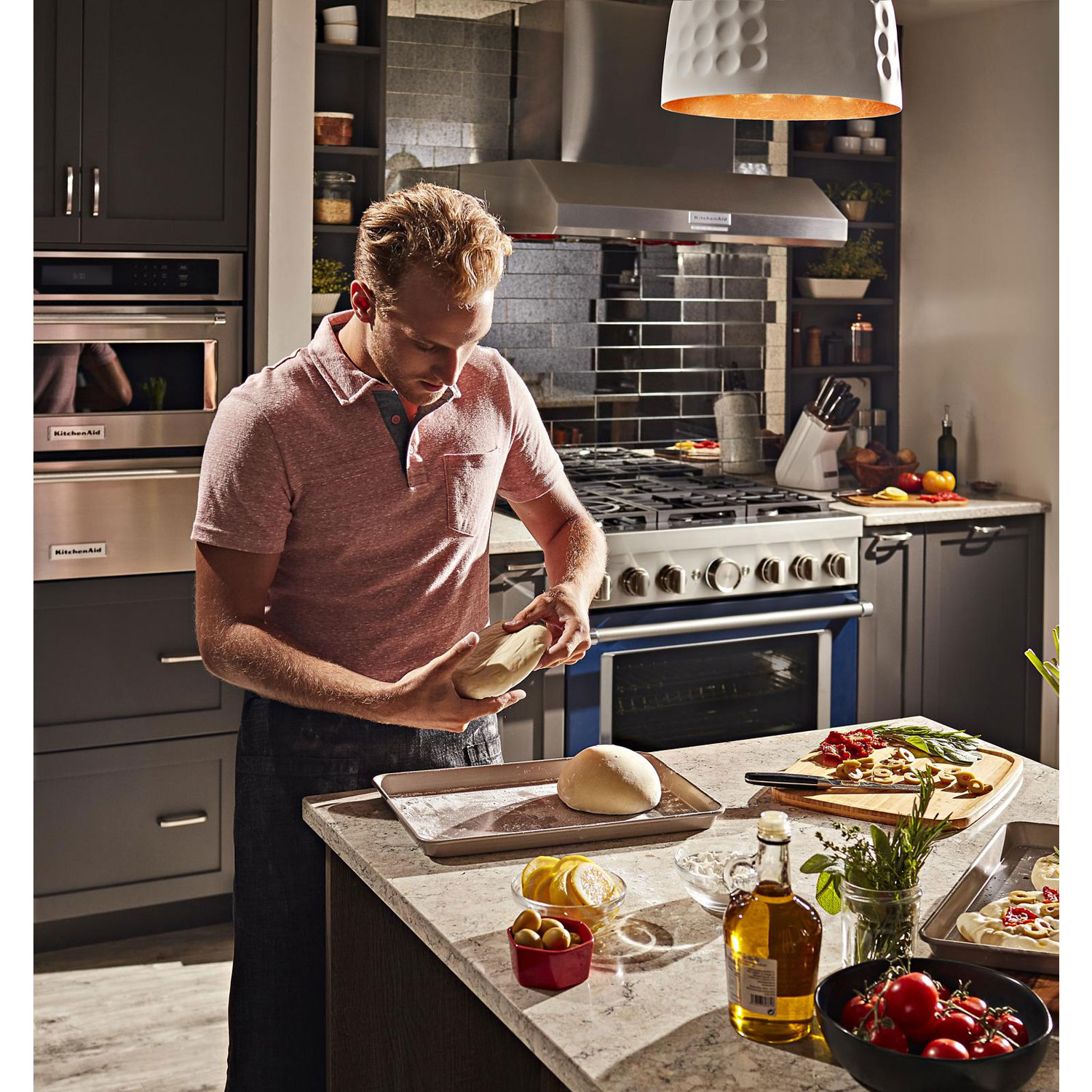 KitchenAid 36" Wall Mount Chimney Range Hood - Stainless Steel