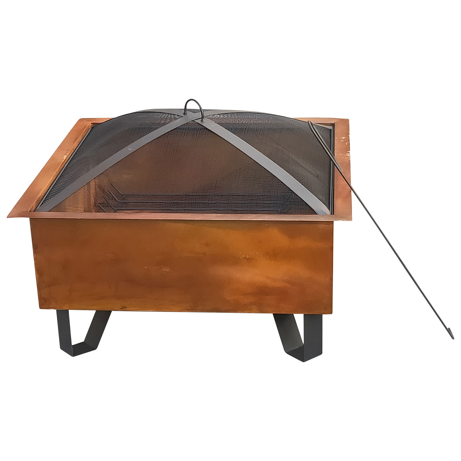 Sterling Oaks Boxite 26 Wood-Burning Fire Pit - Black | Best Buy Canada