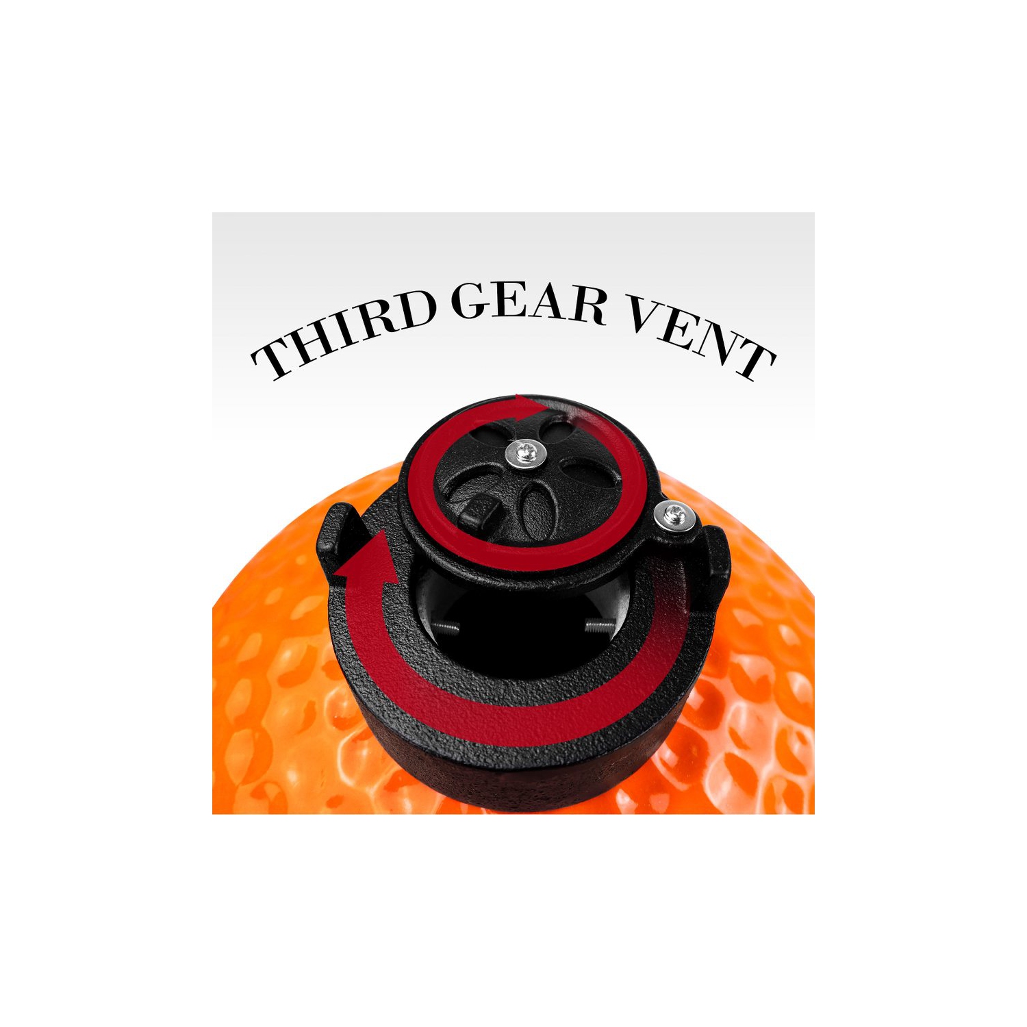 London Sunshine Ceramic Kamado Charcoal BBQ Griller - 13 inch Cadet Series