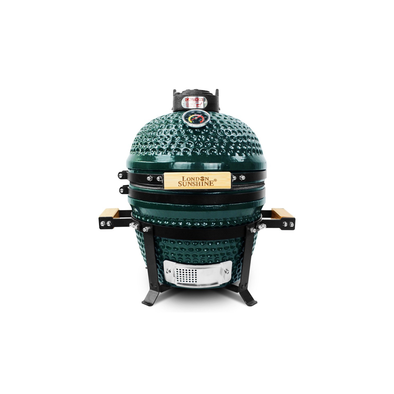 Barbecue au charbon de bois Ceramic Kamado de London Sunshine - Série Cadet de 13 po