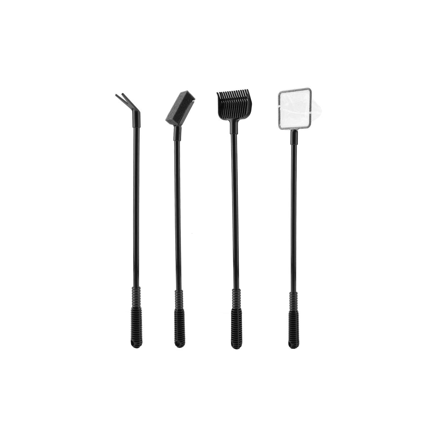ISTAR 4 in 1 Aquarium Fish Tank Cleaning Tools Functional Long Handle Clean Brush for Fish Tank Cleaning