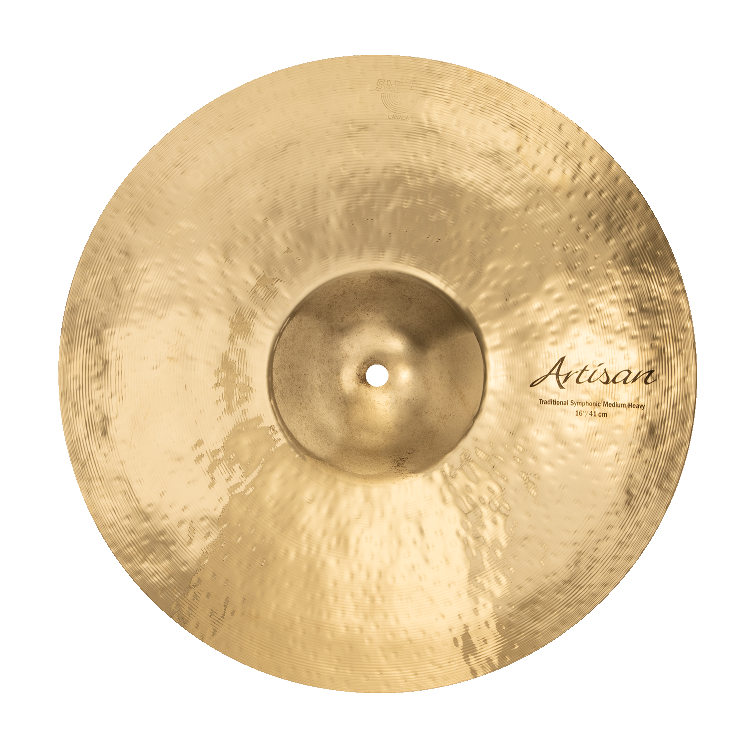 SABIAN 16" Artisan Sym Medium Heavy Single Brilliant Finish MADE In CANADA