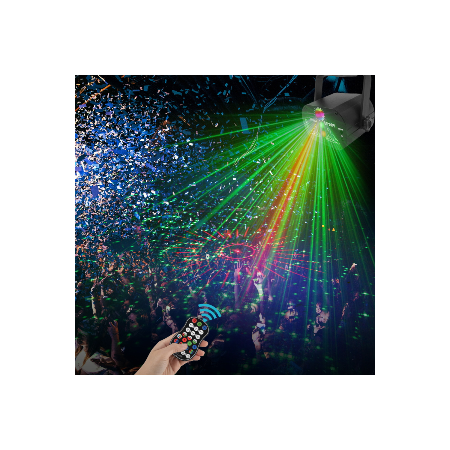 Mini RGB Disco Light LED Laser Stage Projector