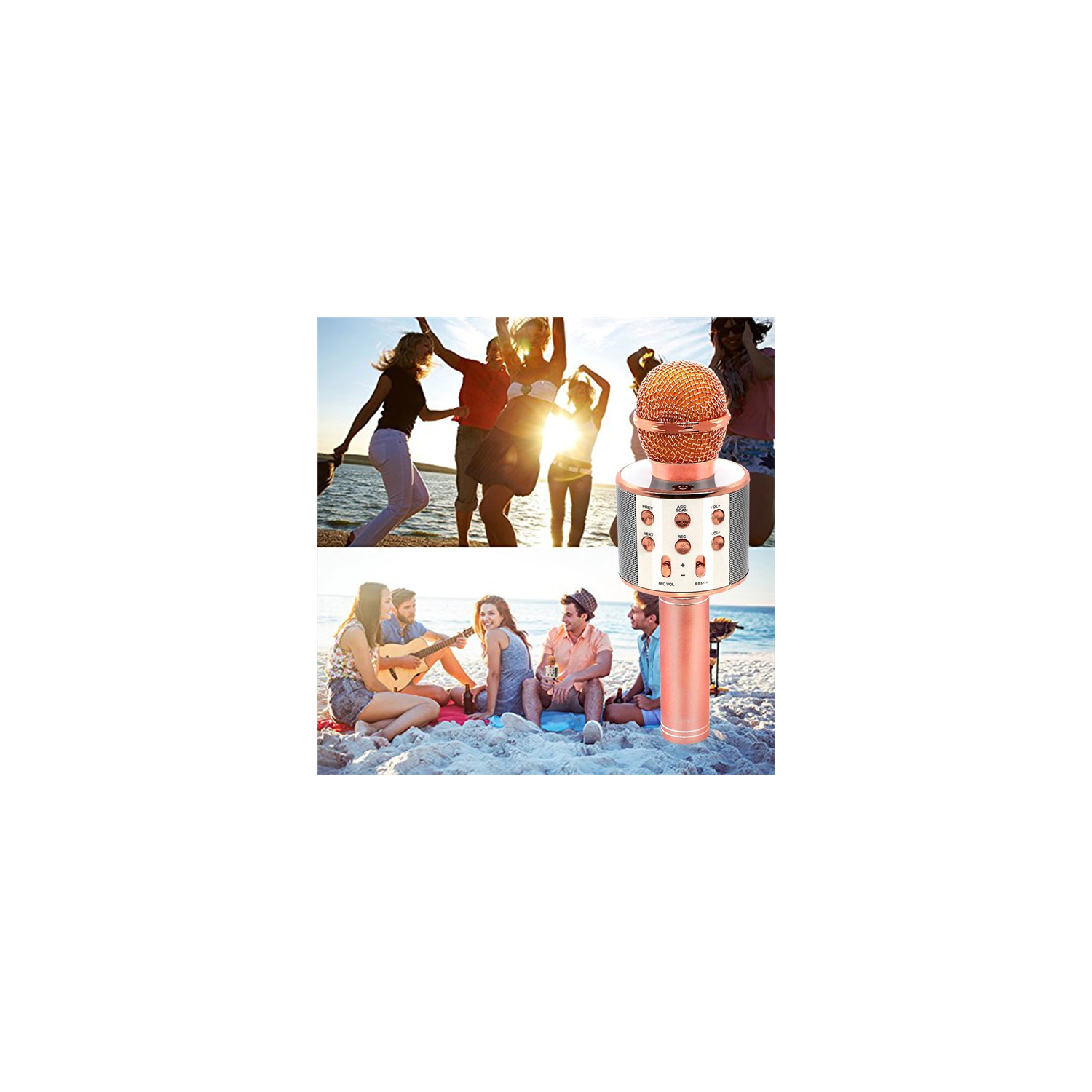 Wireless Bluetooth Karaoke Microphone