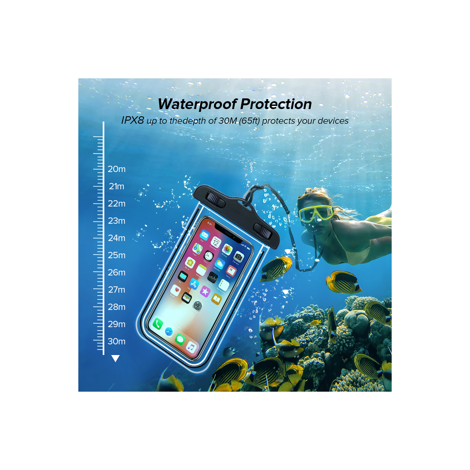 Universal Waterproof Case Swim Cover Pouch Bag Mobile Phone Coque Water Proof Case For iPhone Samsung