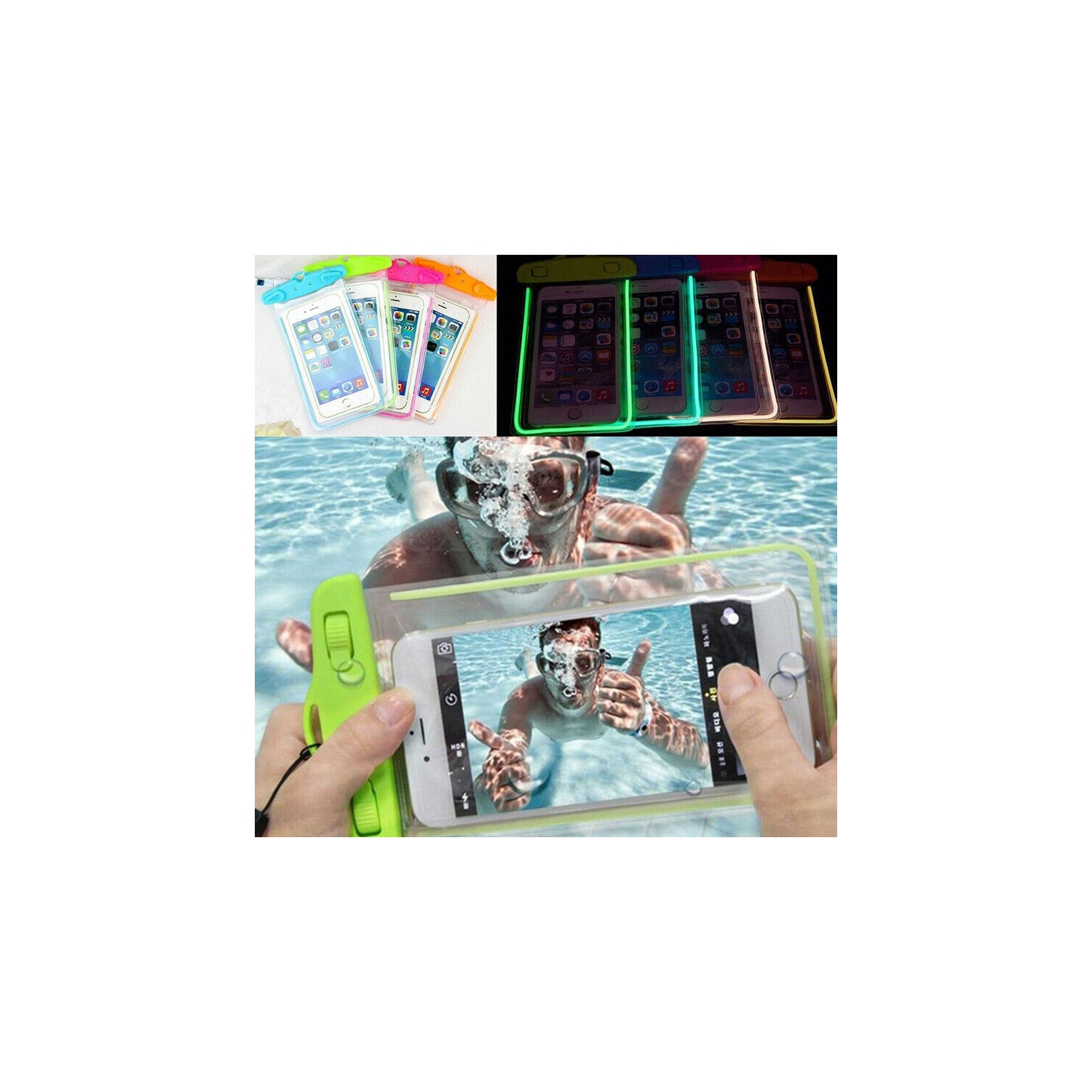 Universal Waterproof Case Swim Cover Pouch Bag Mobile Phone Coque Water Proof Case For iPhone Samsung