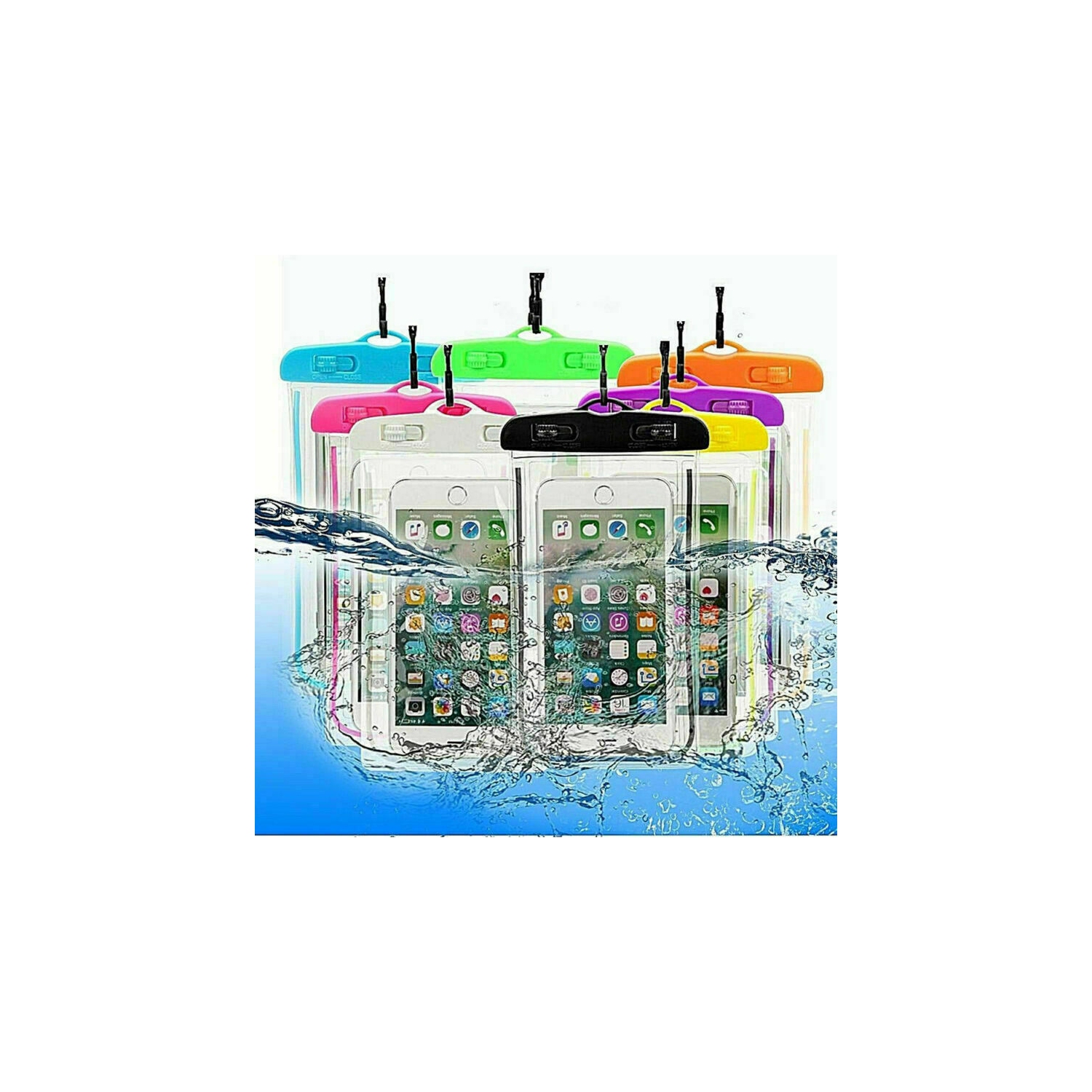 Étui de natation étanche universel de LEDEX pour iPhone/Samsung - Vert